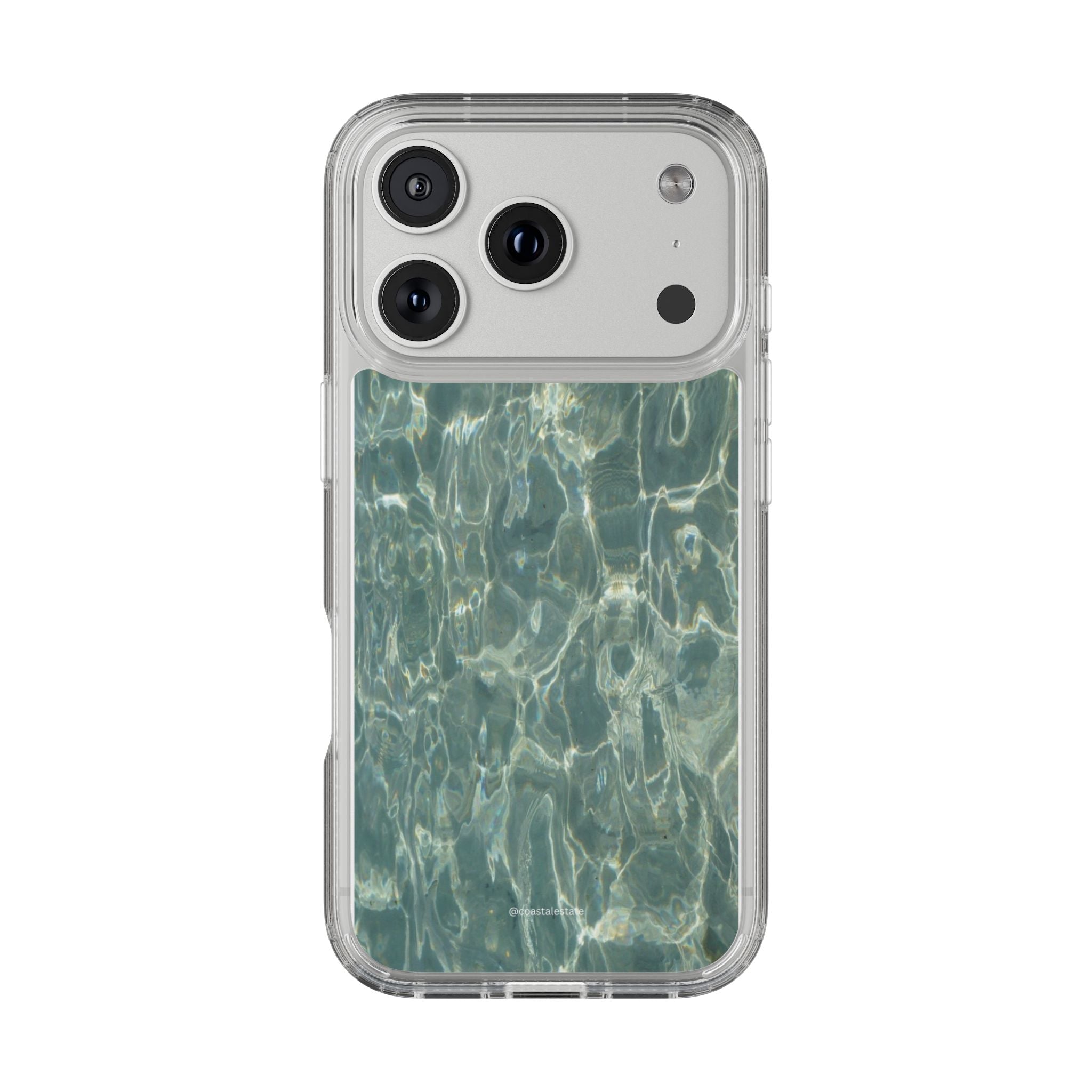 Clear Case — Aqua Pool Water Pattern Phone Case