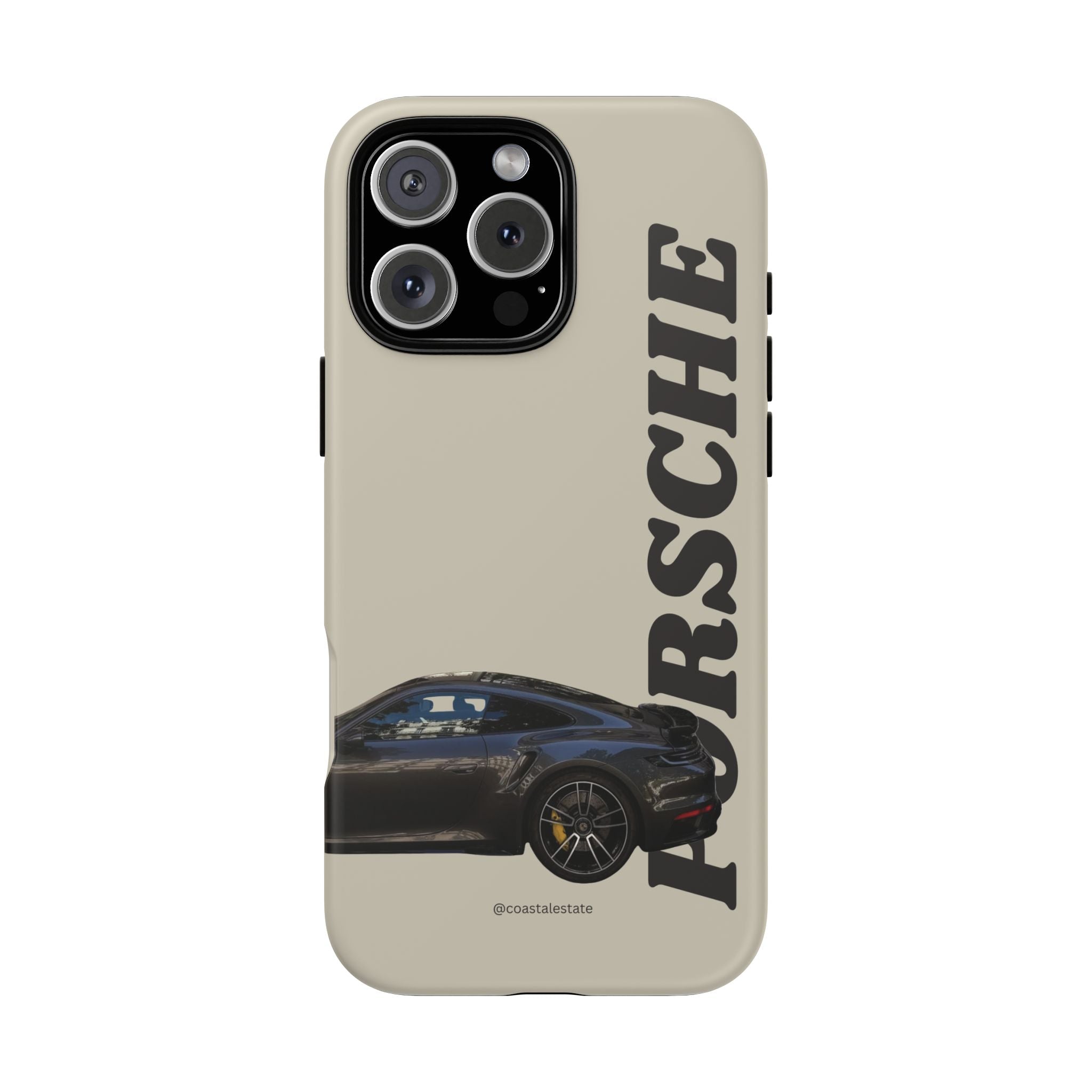 Black Porsche Side Profile Phone Case | Tough Protective Phone Case