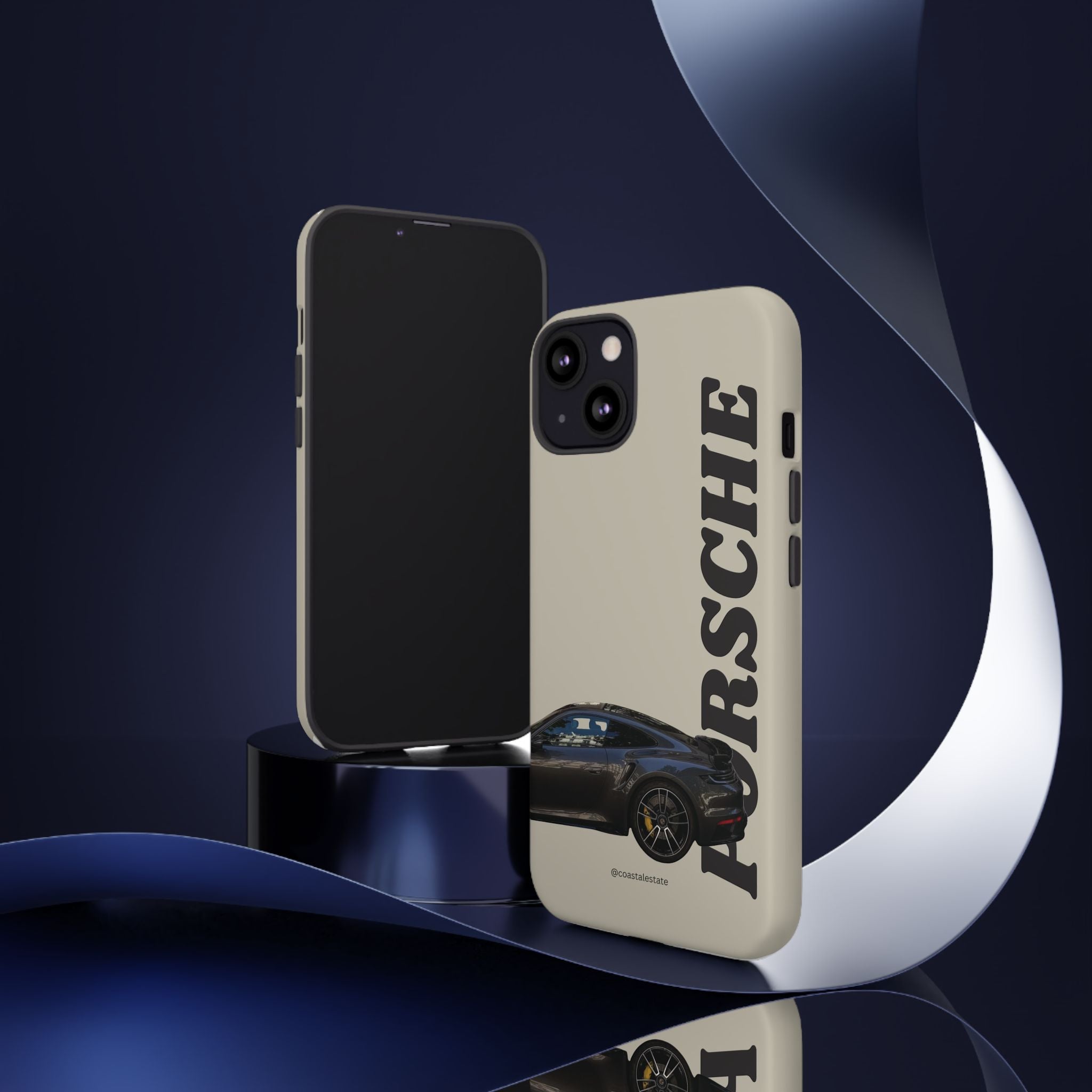 Black Porsche Side Profile Phone Case | Tough Protective Phone Case