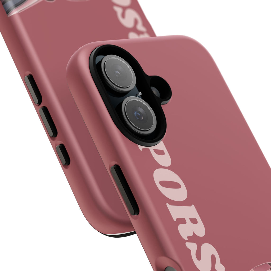 Pink Porsche Graphic Tough Case | Sport Car Phone Cover
