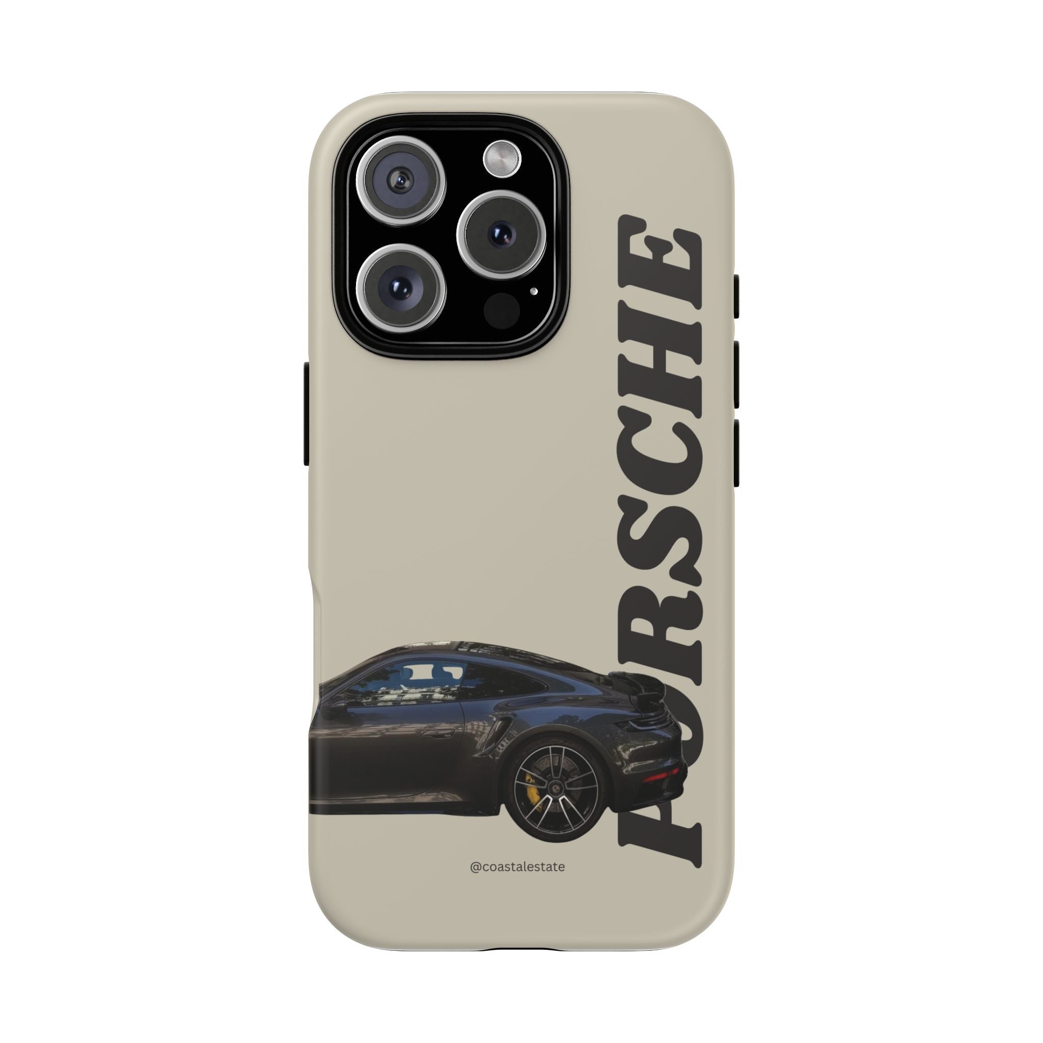 Black Porsche Side Profile Phone Case | Tough Protective Phone Case