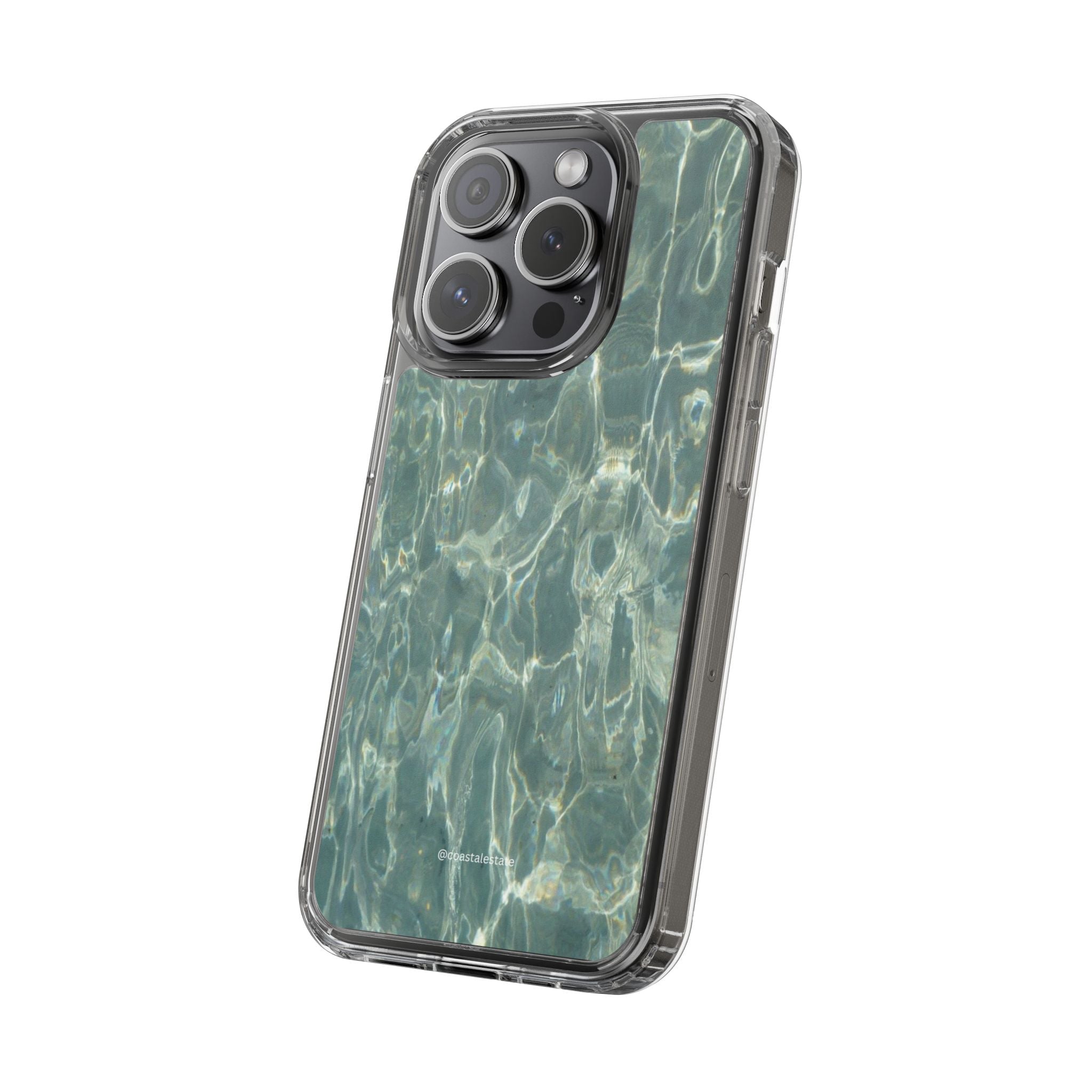 Clear Case — Aqua Pool Water Pattern Phone Case