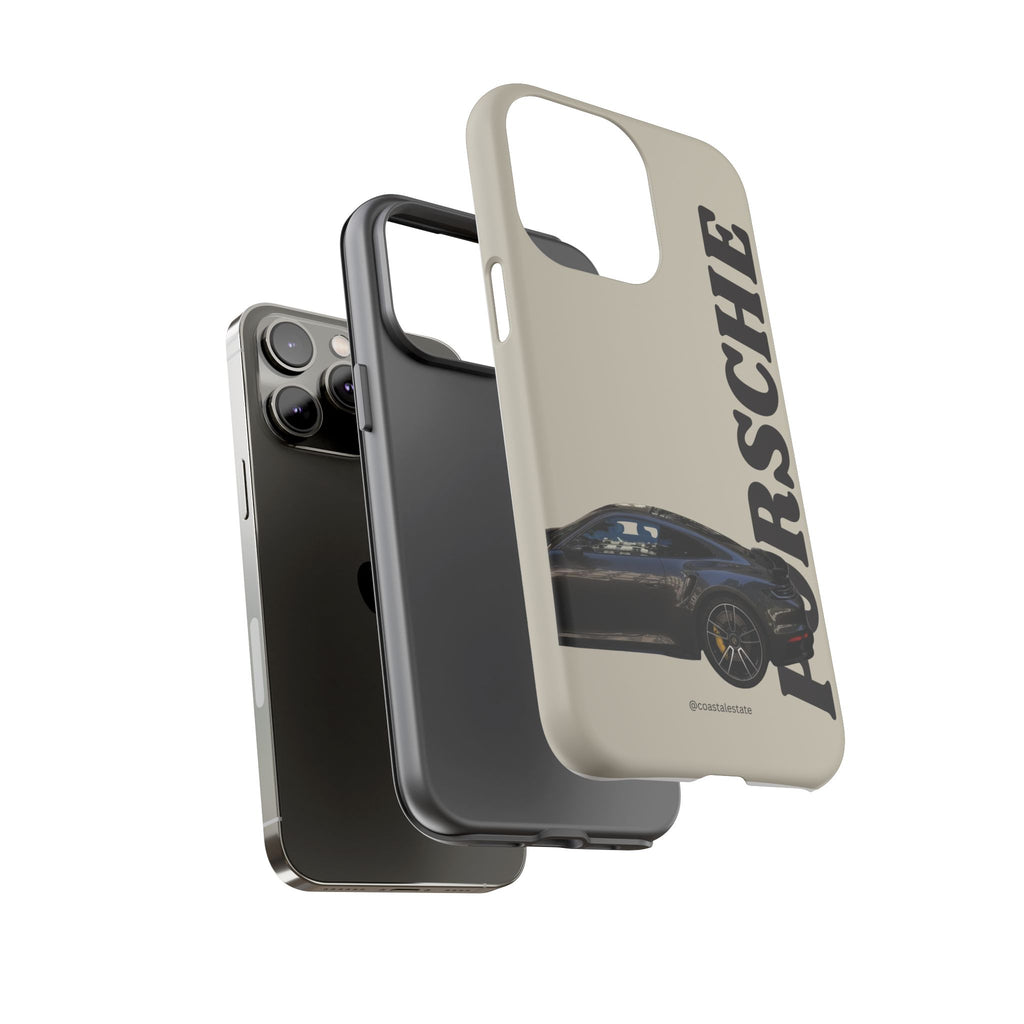 Black Porsche Side Profile Phone Case | Tough Protective Phone Case