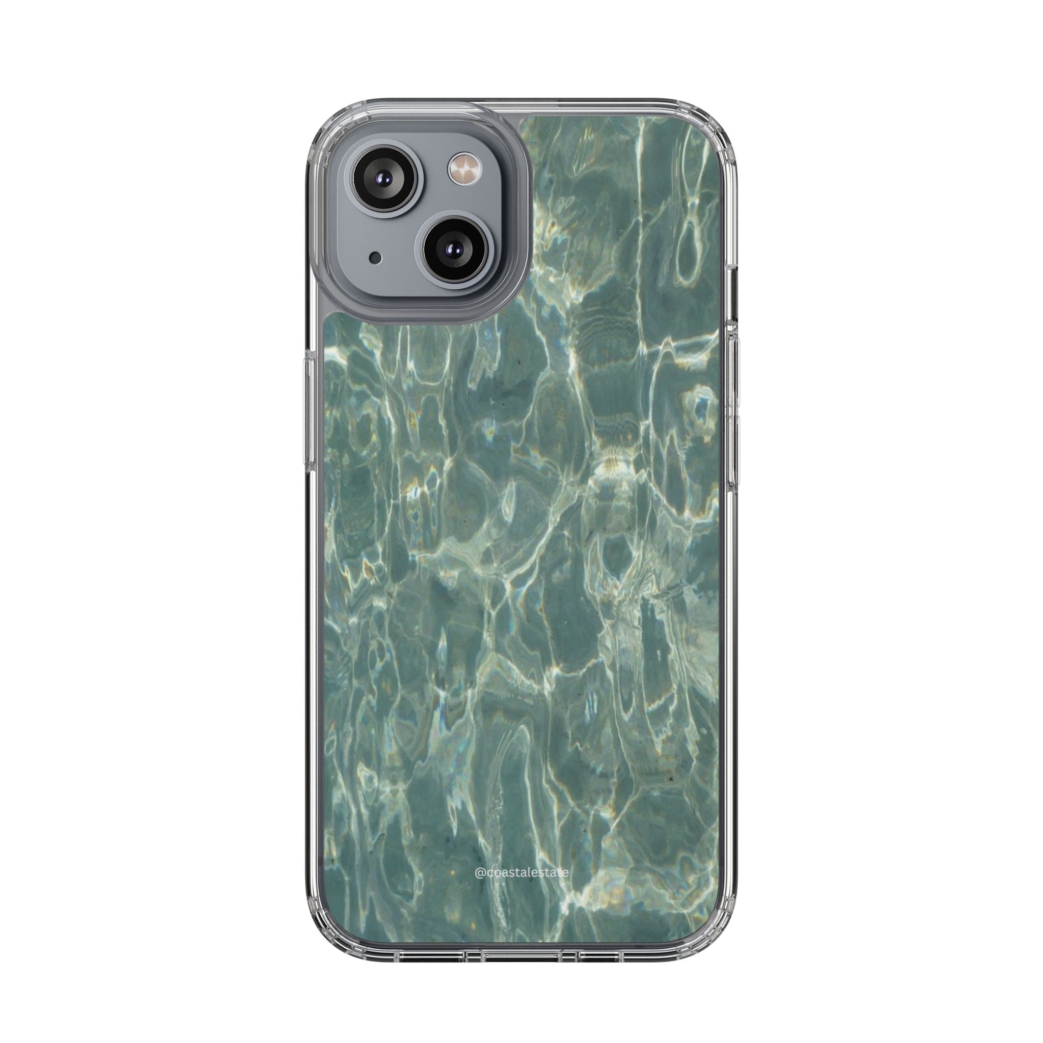 Clear Case — Aqua Pool Water Pattern Phone Case
