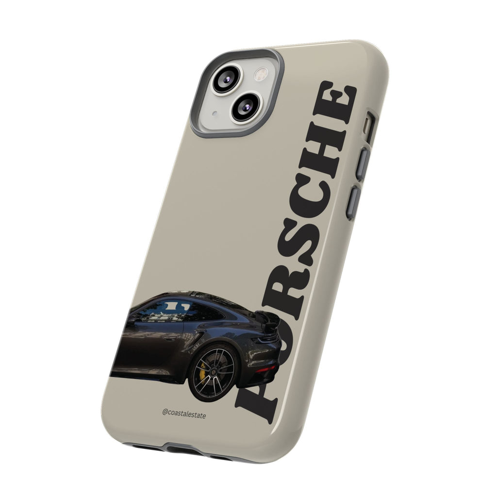 Black Porsche Side Profile Phone Case | Tough Protective Phone Case