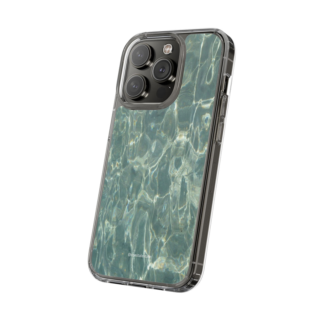 Clear Case — Aqua Pool Water Pattern Phone Case
