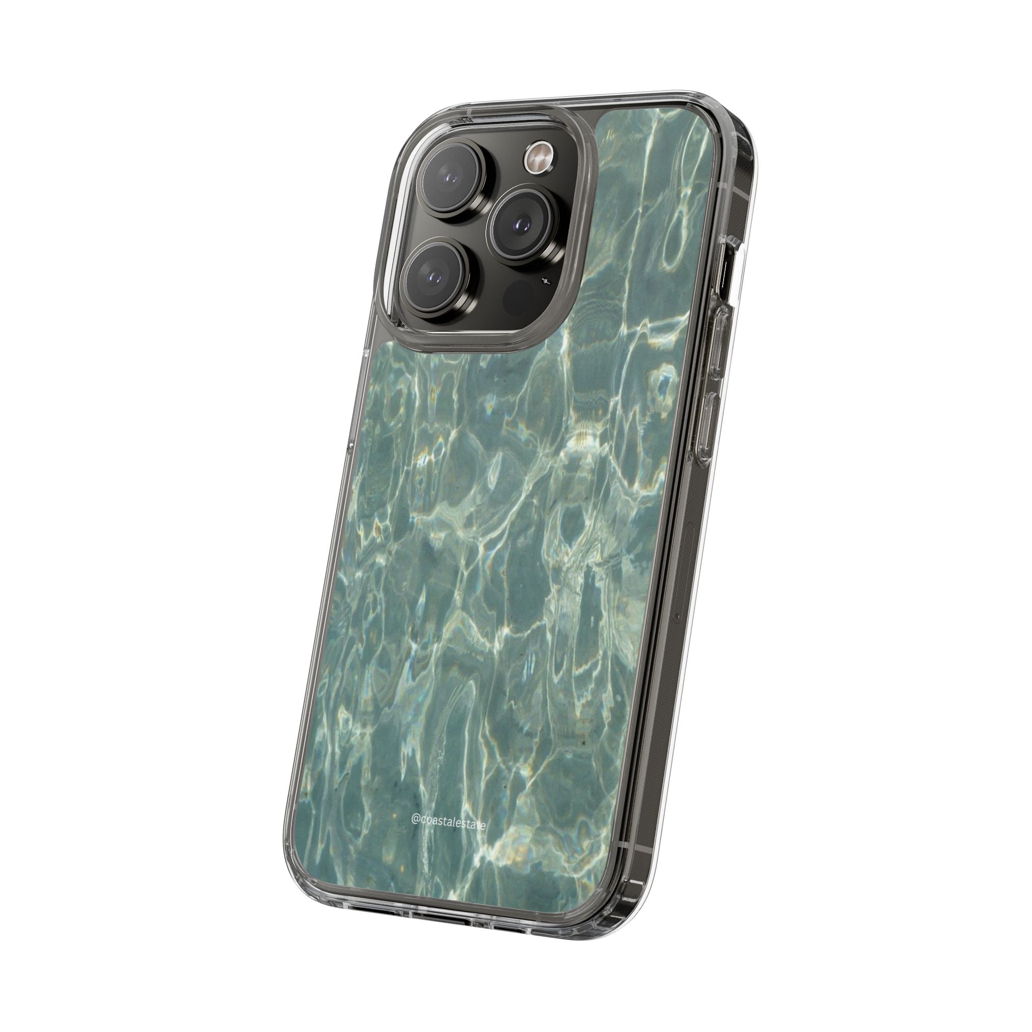 Clear Case — Aqua Pool Water Pattern Phone Case