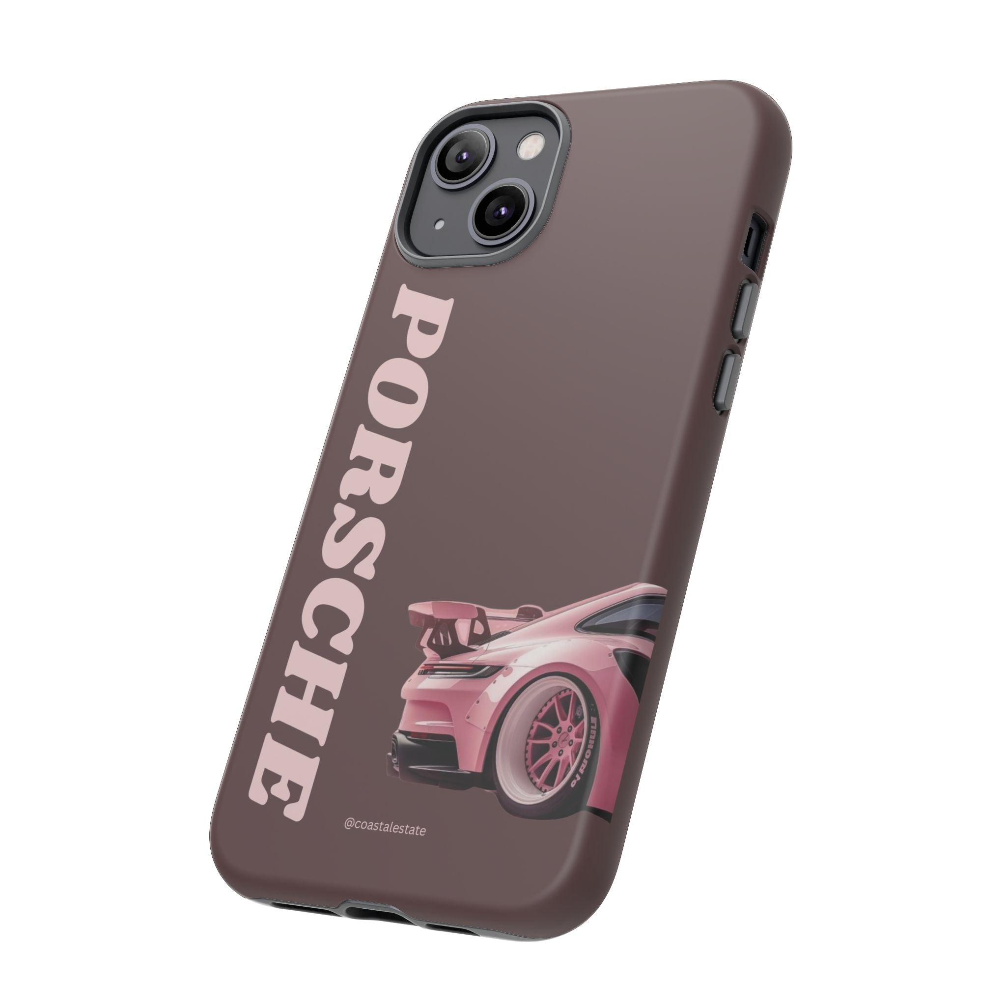 Pink Porsche Illustration Phone Case | iPhone Samsung