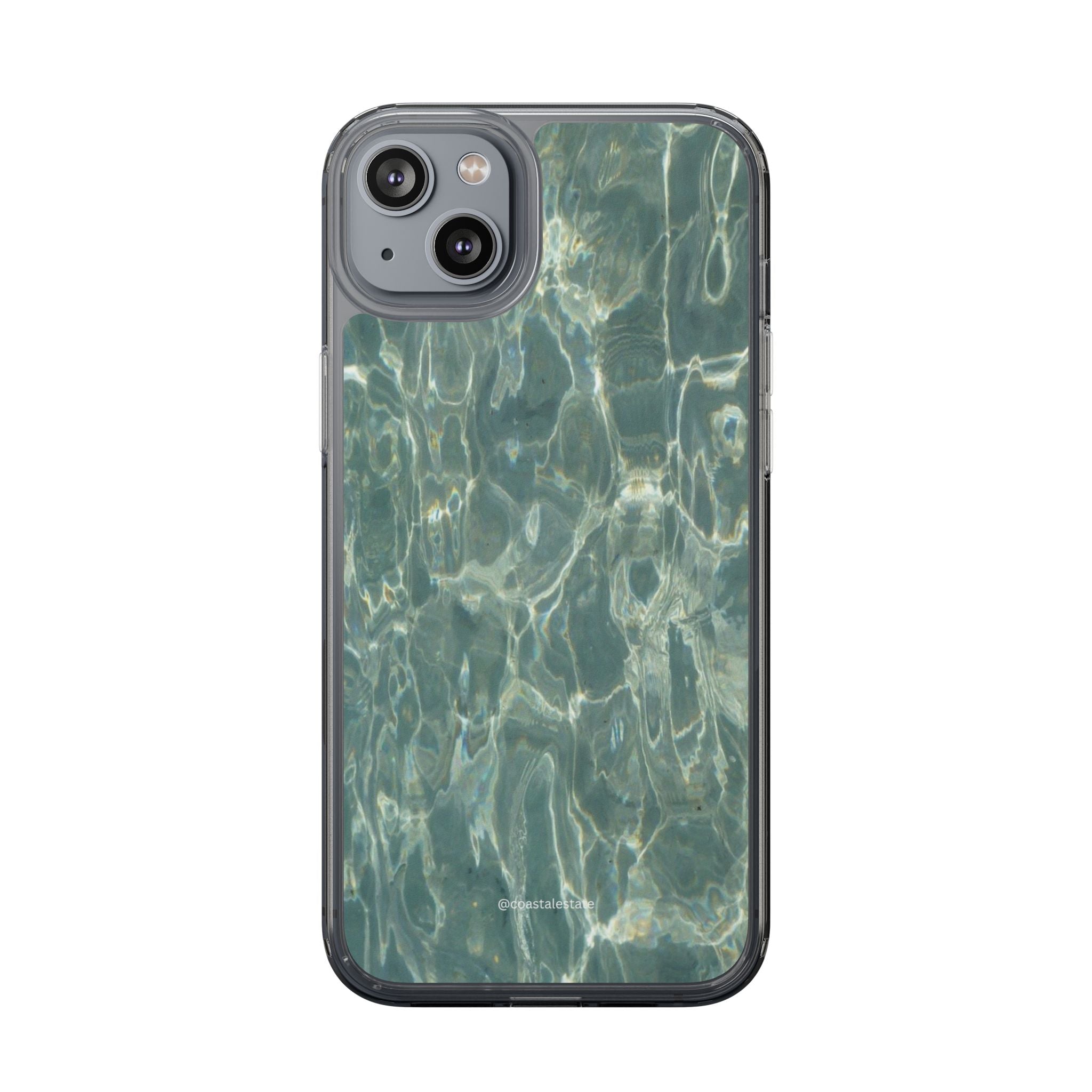 Clear Case — Aqua Pool Water Pattern Phone Case