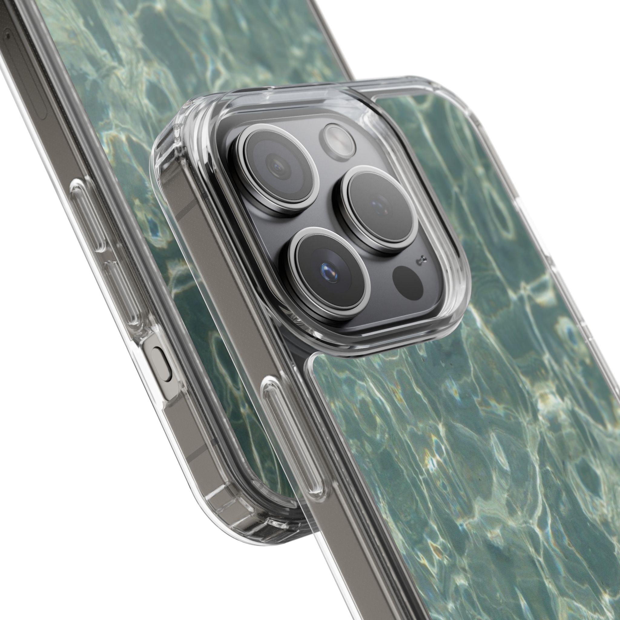 Clear Case — Aqua Pool Water Pattern Phone Case