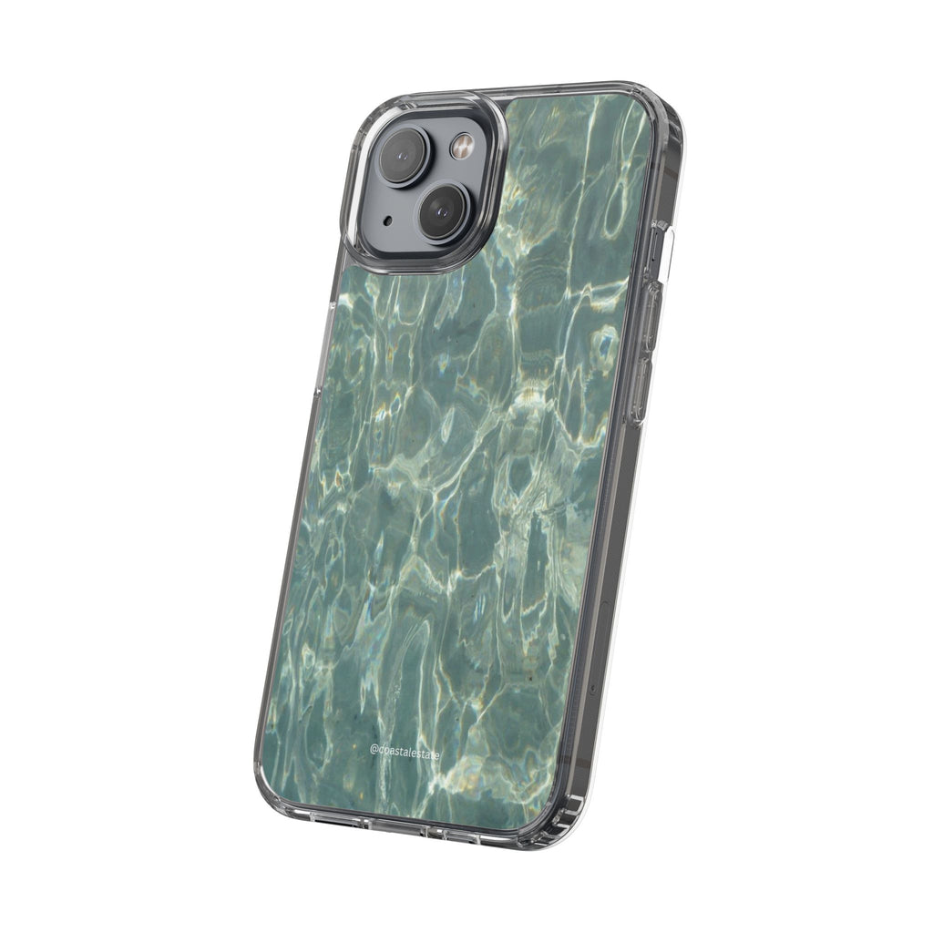 Clear Case — Aqua Pool Water Pattern Phone Case
