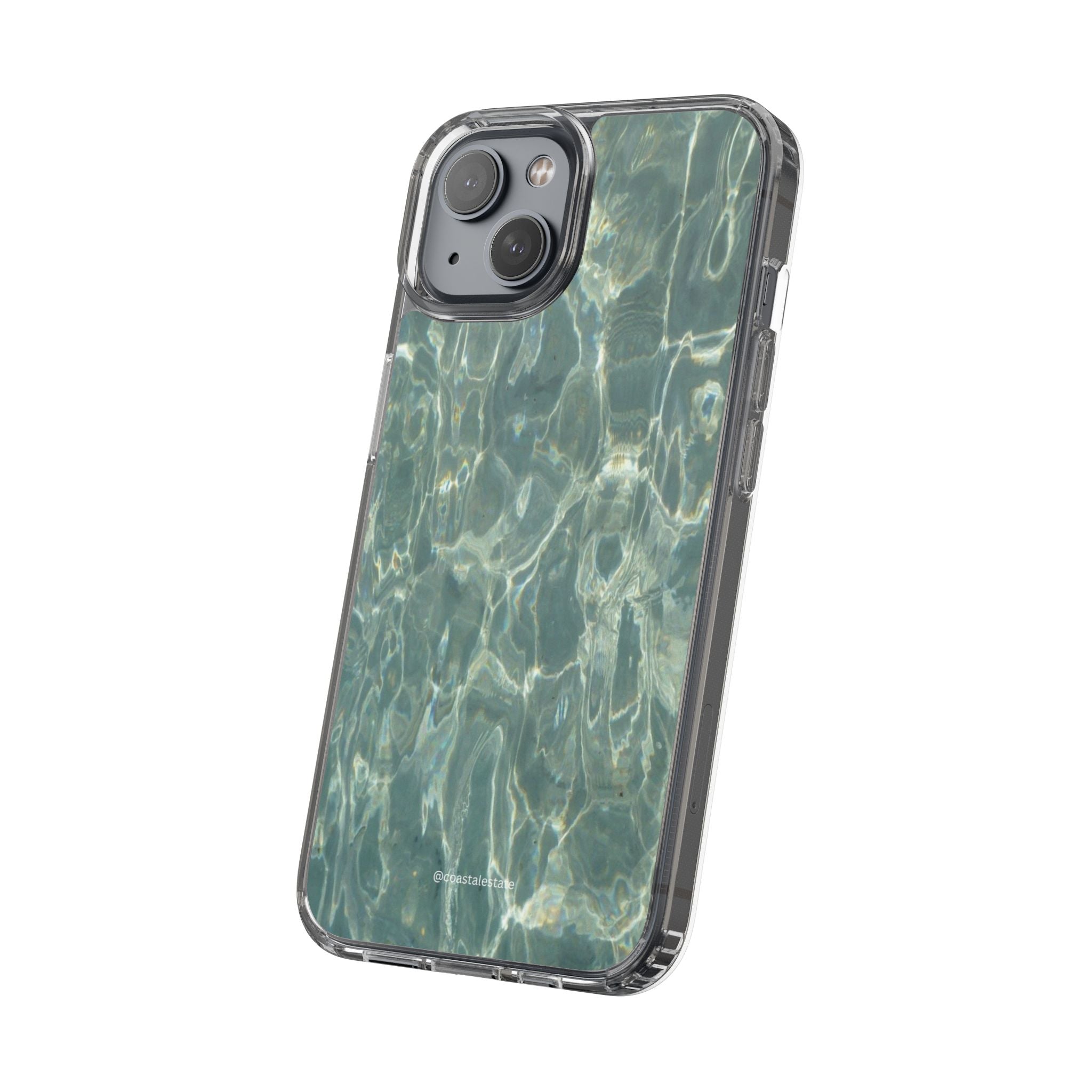 Clear Case — Aqua Pool Water Pattern Phone Case