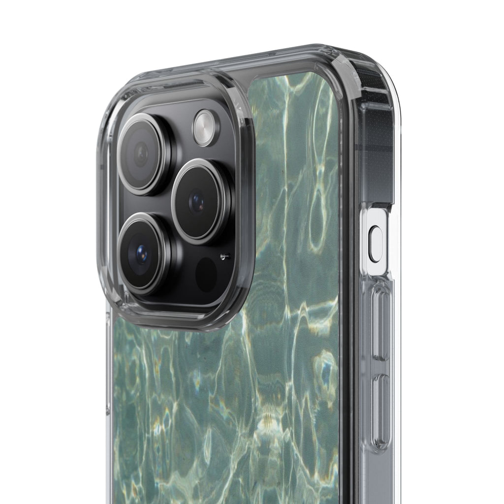 Clear Case — Aqua Pool Water Pattern Phone Case