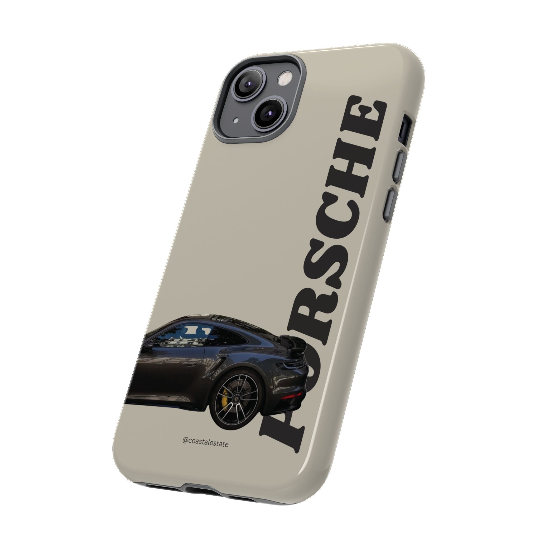 Black Porsche Side Profile Phone Case | Tough Protective Phone Case