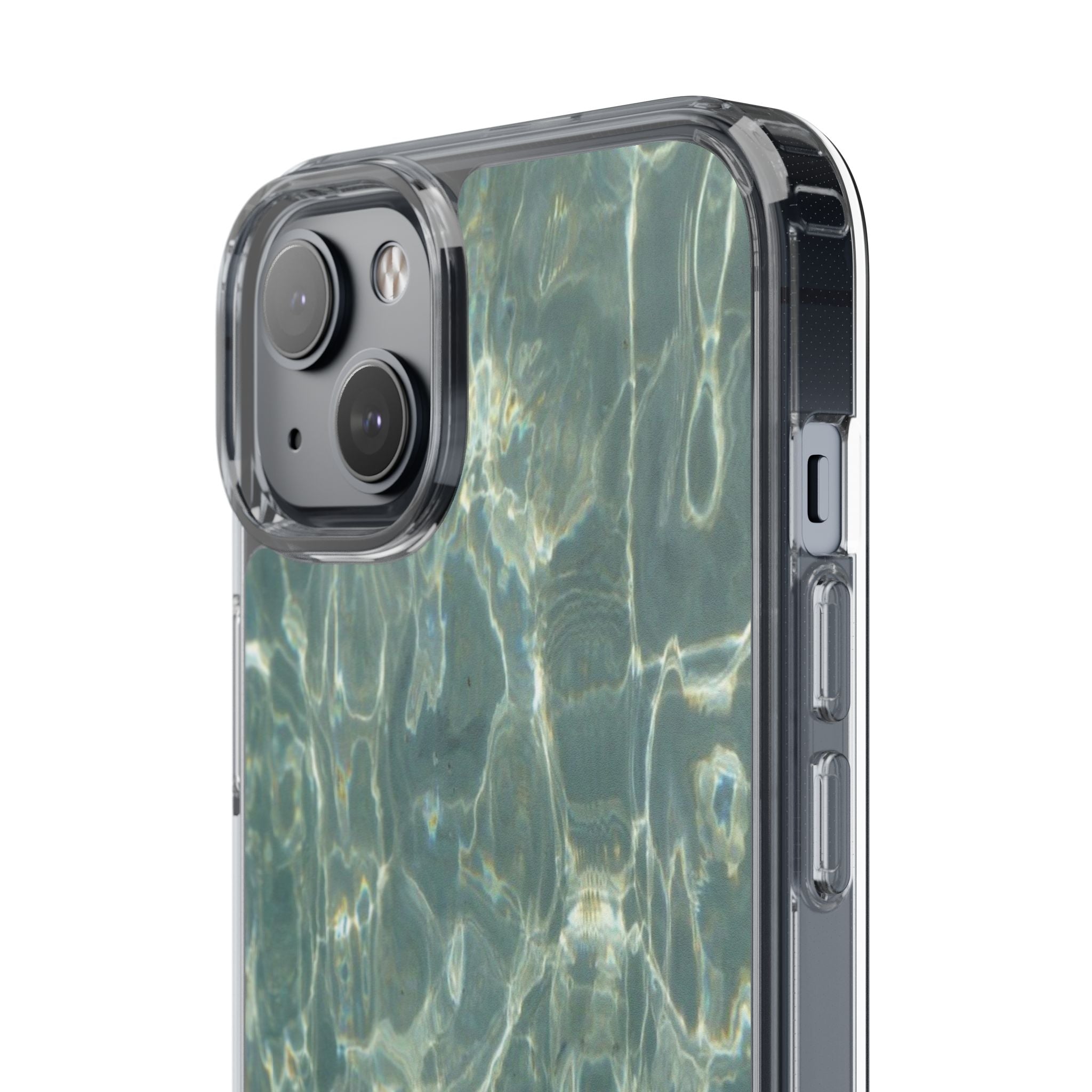Clear Case — Aqua Pool Water Pattern Phone Case