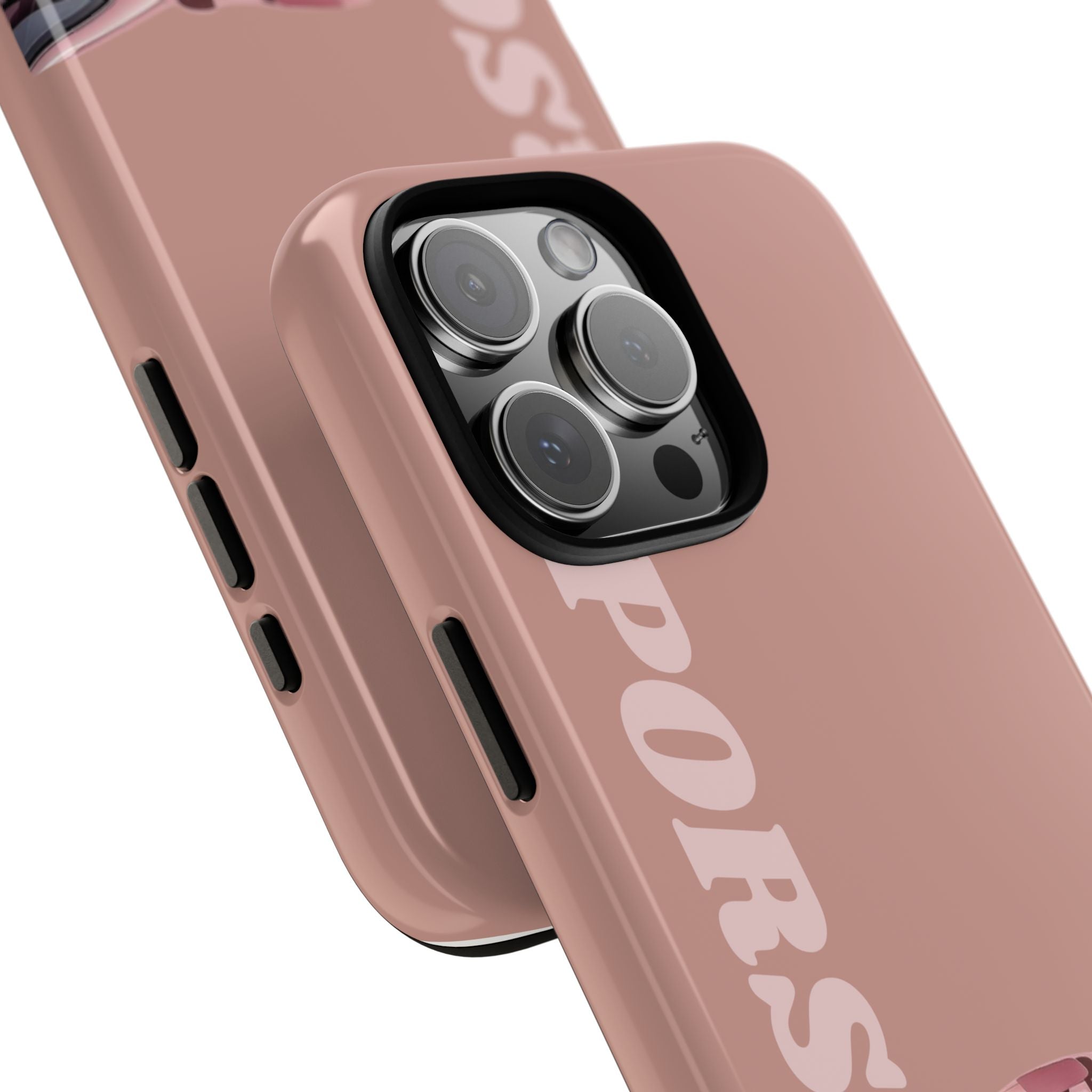 Pink Porsche Illustration phone case | Porsche phone case