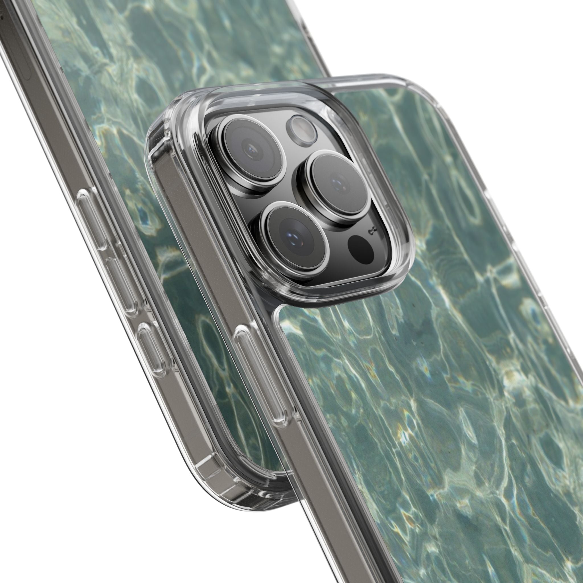 Clear Case — Aqua Pool Water Pattern Phone Case
