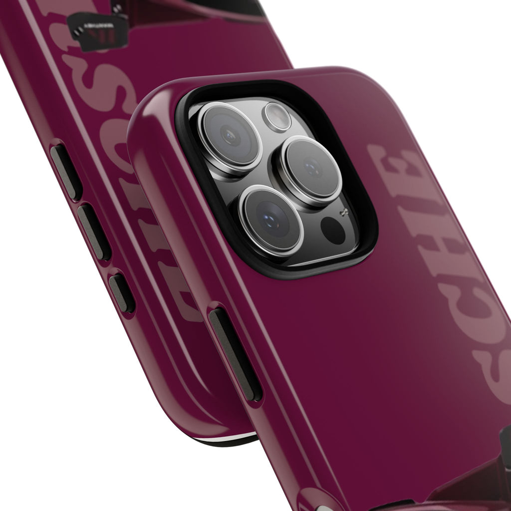 Burgundy Porsche Rear Profile Phone Case | Tough Cases