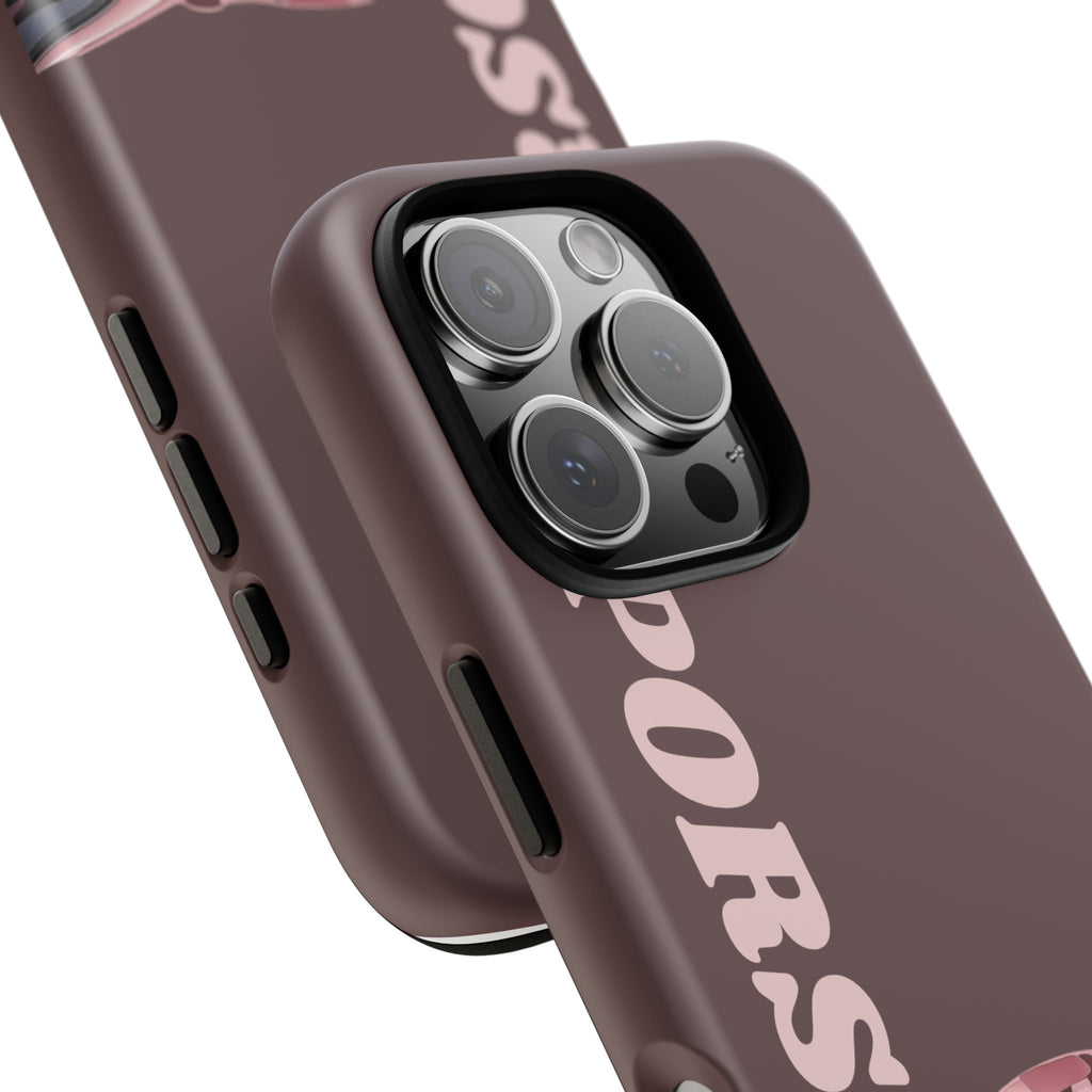 Pink Porsche Illustration Phone Case | iPhone Samsung