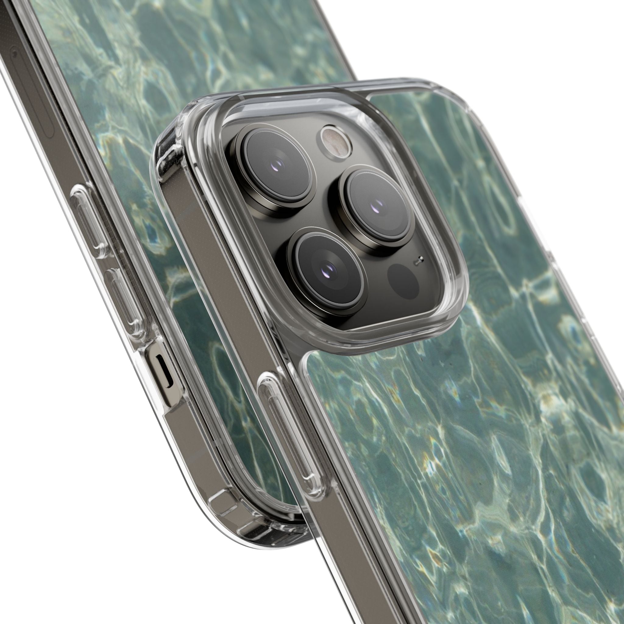 Clear Case — Aqua Pool Water Pattern Phone Case
