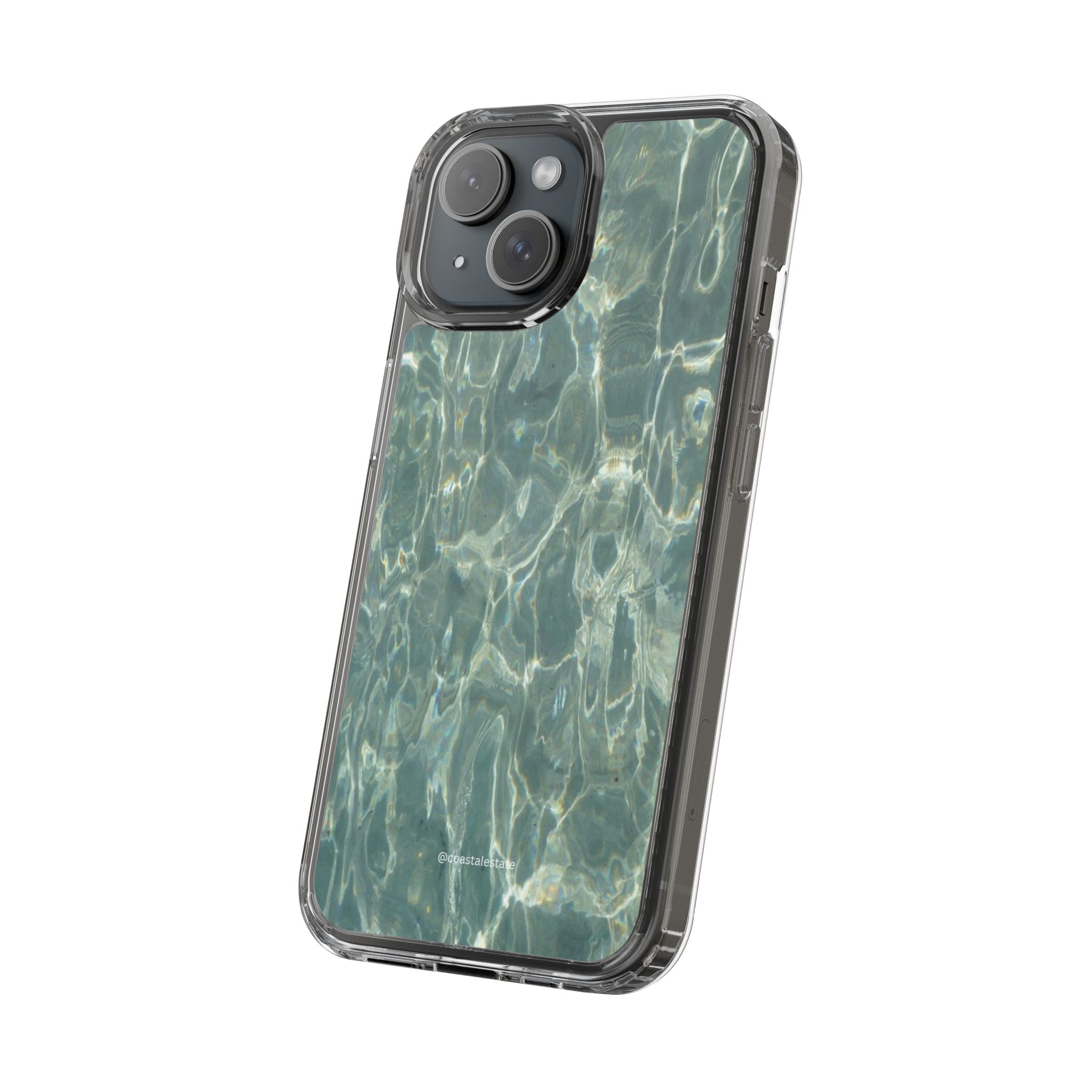 Clear Case — Aqua Pool Water Pattern Phone Case