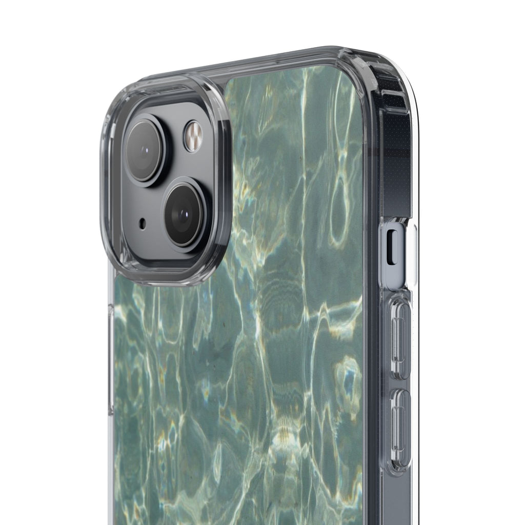 Clear Case — Aqua Pool Water Pattern Phone Case
