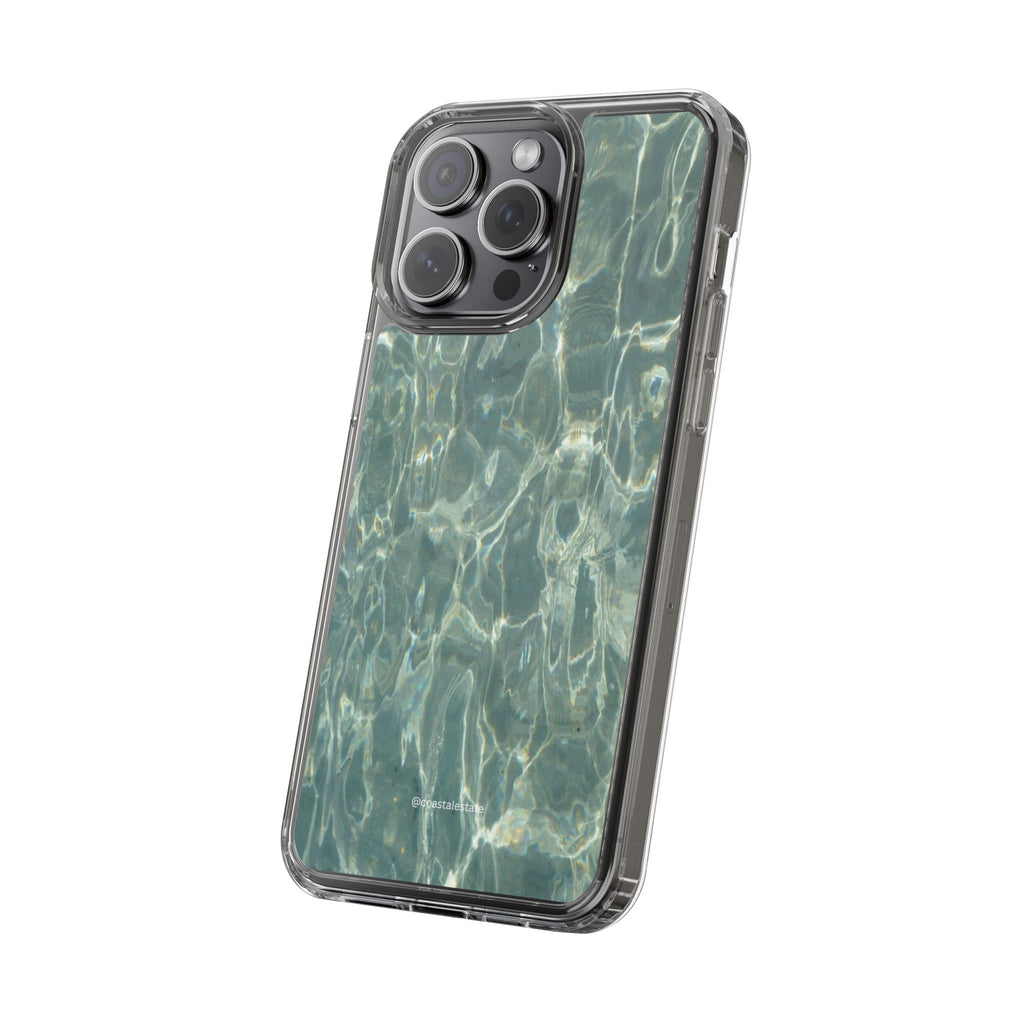 Clear Case — Aqua Pool Water Pattern Phone Case