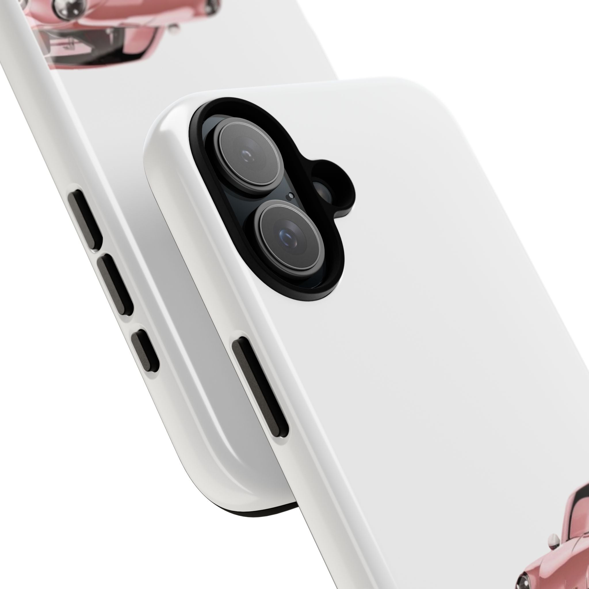 Porsche Pink Sports Car Phone Case - Stylish Automotive iPhone Cover