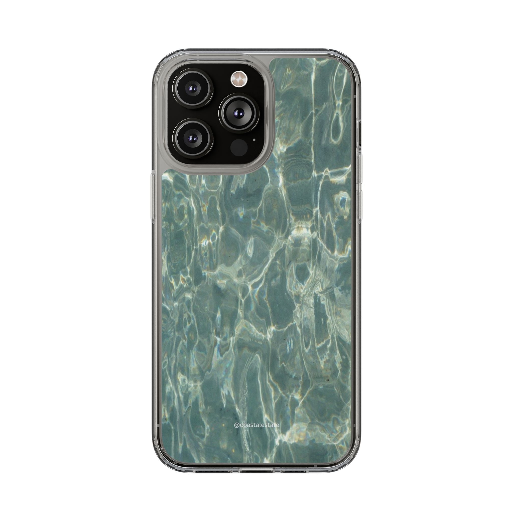 Clear Case — Aqua Pool Water Pattern Phone Case