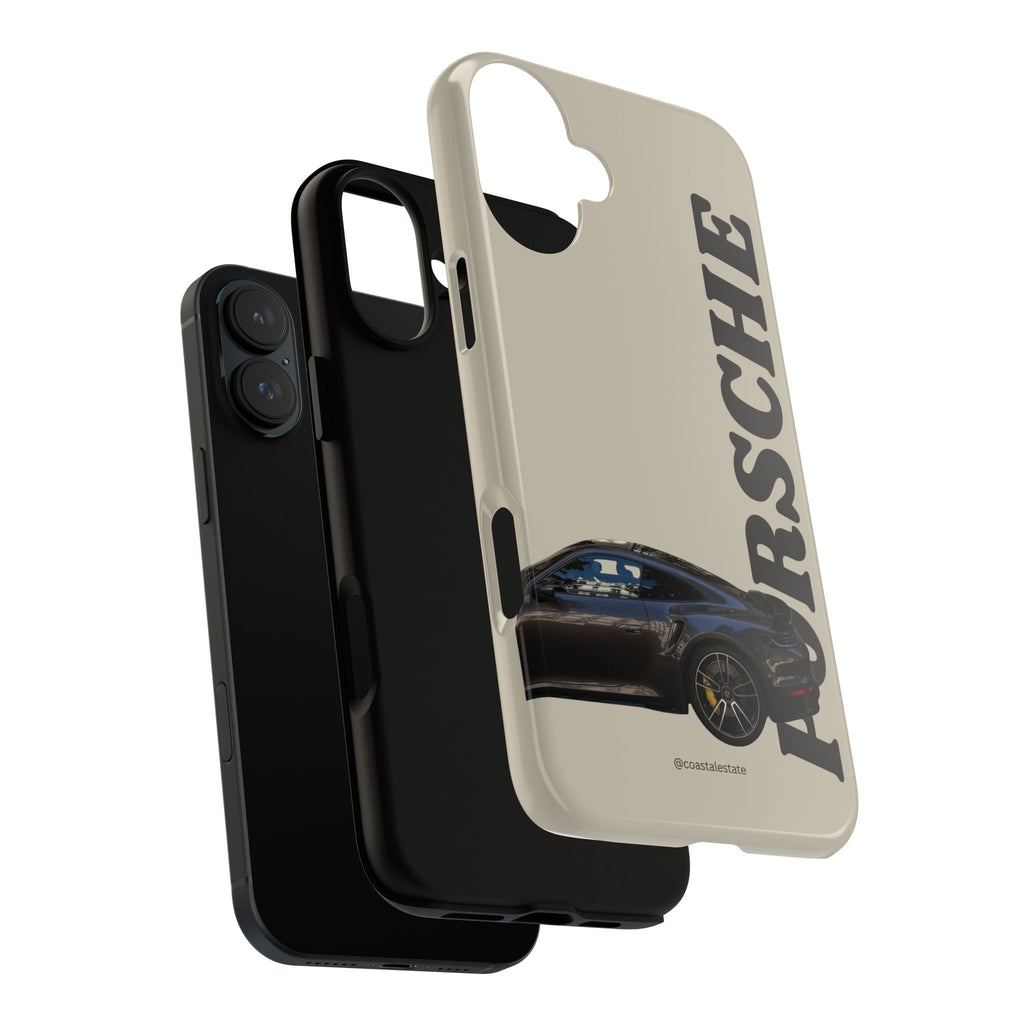 Black Porsche Side Profile Phone Case | Tough Protective Phone Case