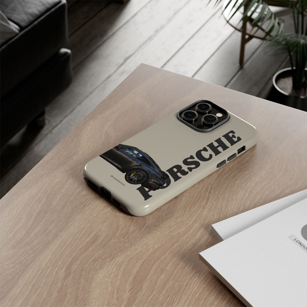Black Porsche Side Profile Phone Case | Tough Protective Phone Case