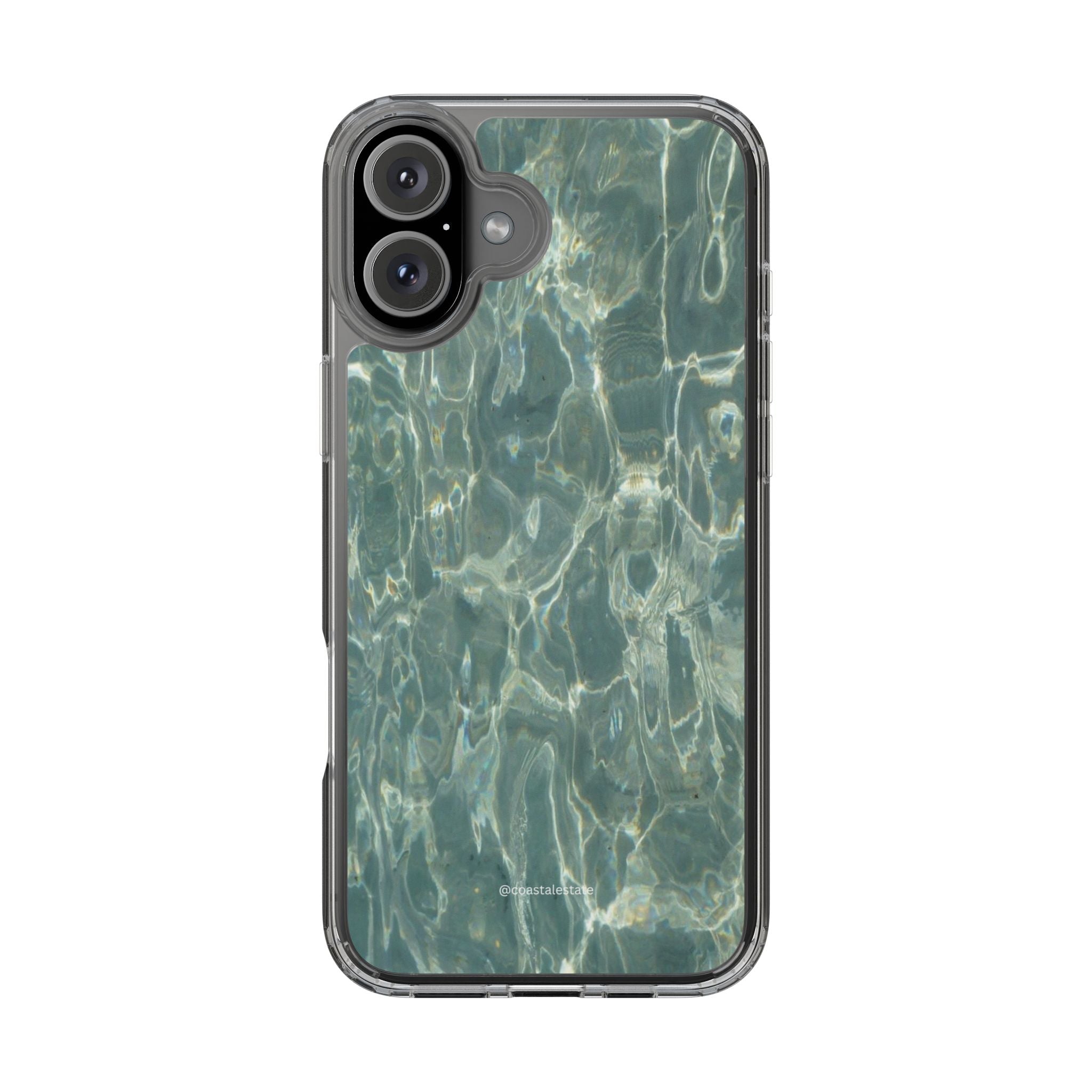 Clear Case — Aqua Pool Water Pattern Phone Case