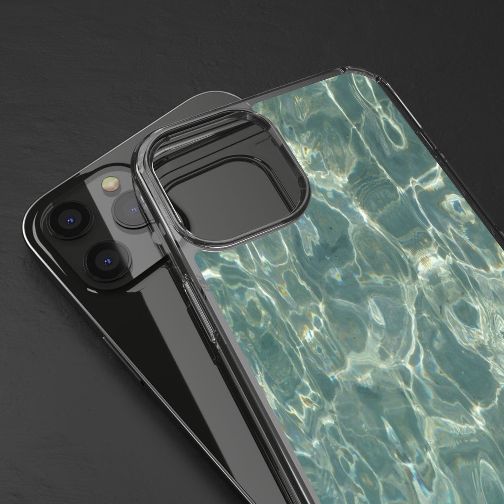 Clear Case — Aqua Pool Water Pattern Phone Case