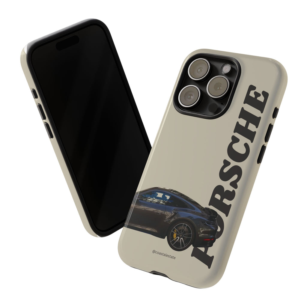 Black Porsche Side Profile Phone Case | Tough Protective Phone Case