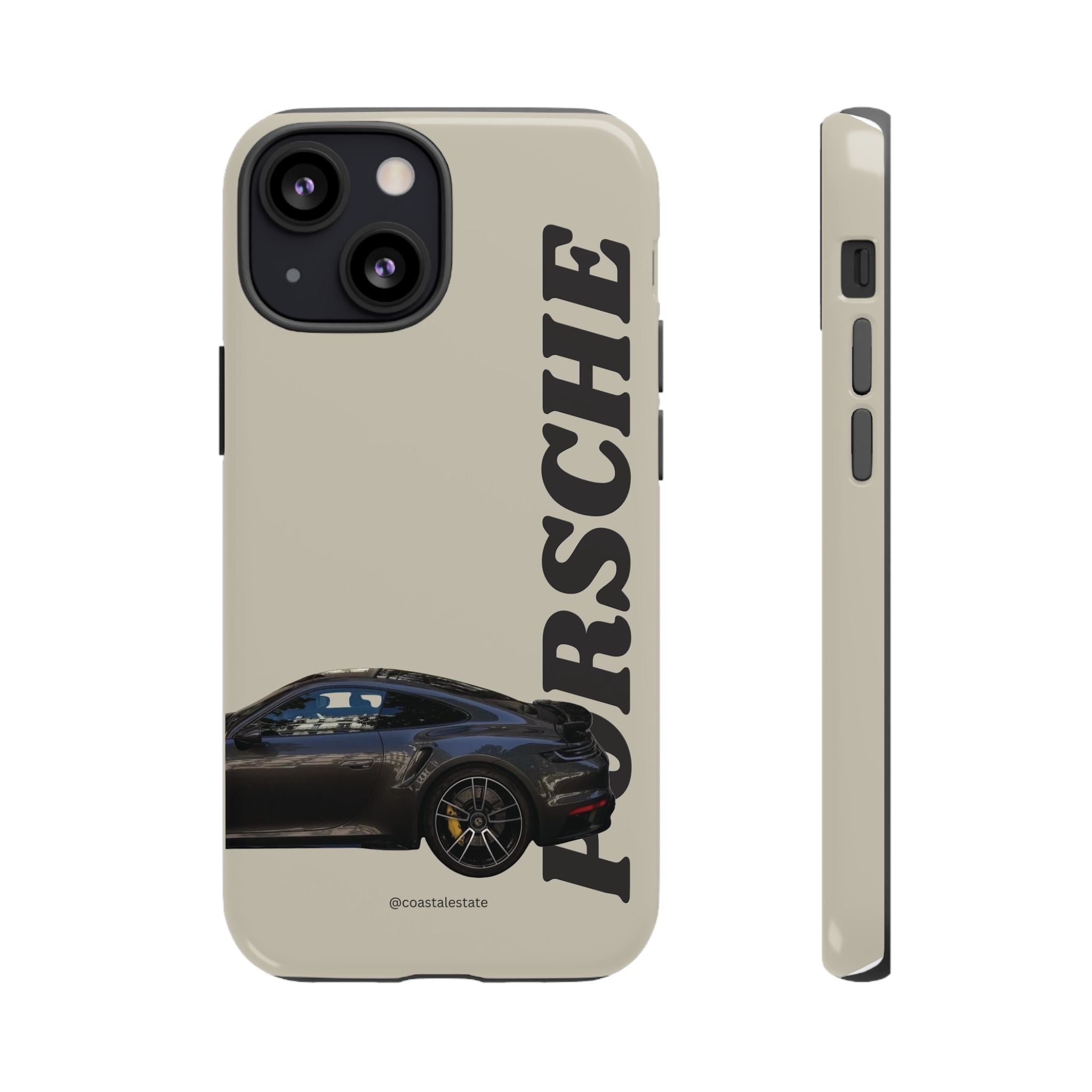 Black Porsche Side Profile Phone Case | Tough Protective Phone Case