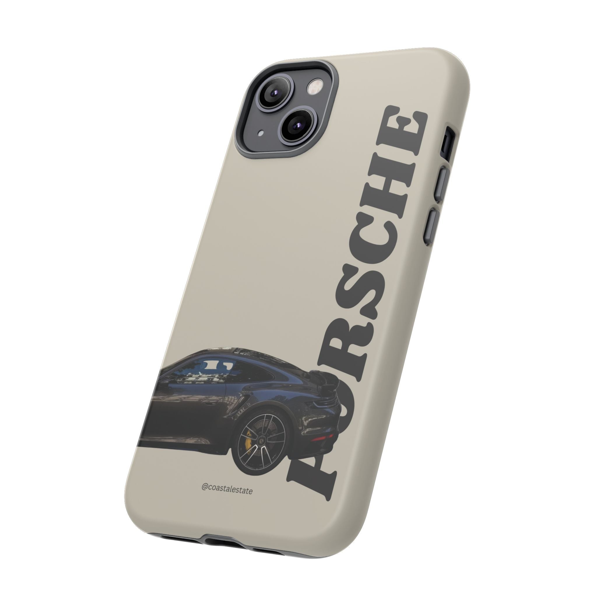 Black Porsche Side Profile Phone Case | Tough Protective Phone Case
