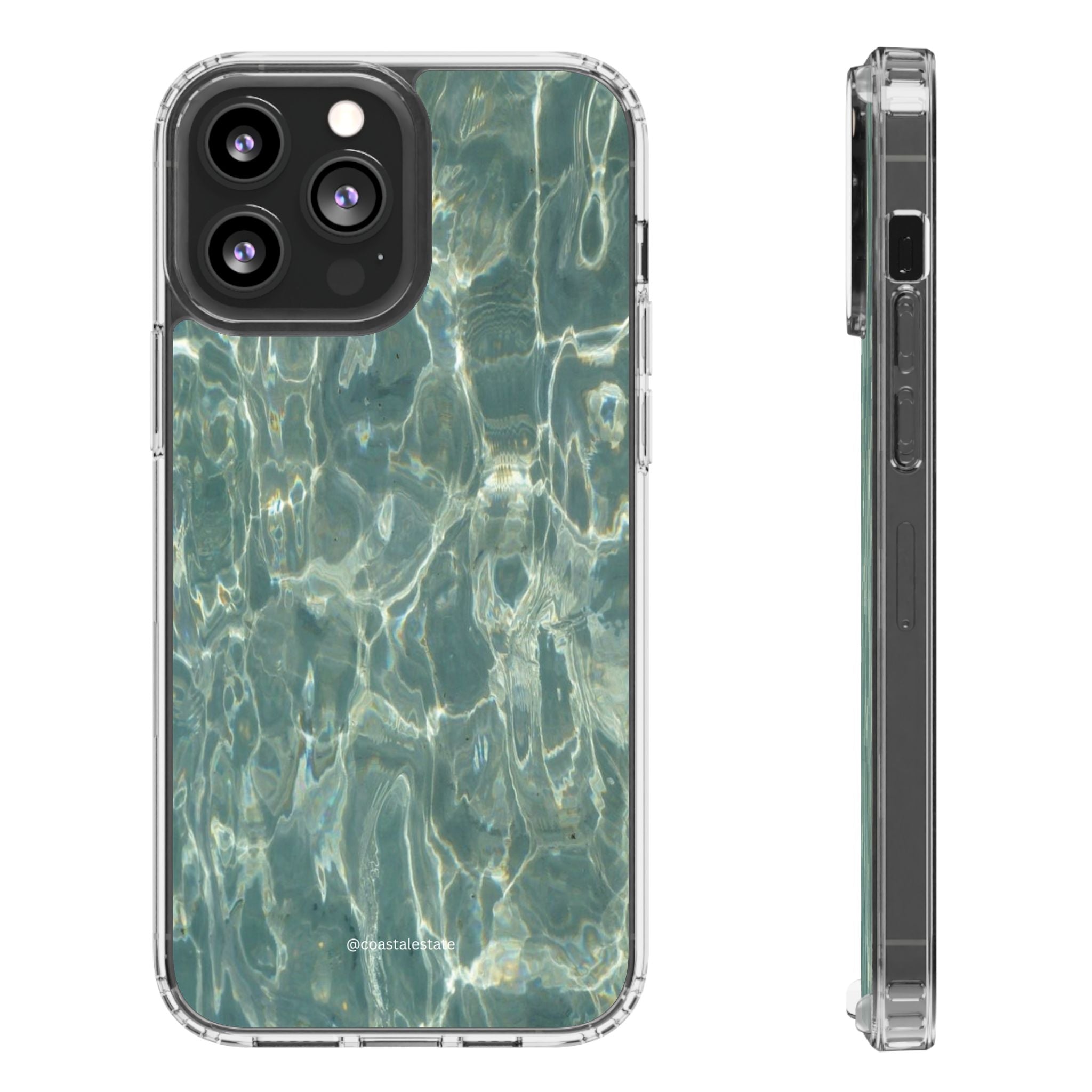 Clear Case — Aqua Pool Water Pattern Phone Case