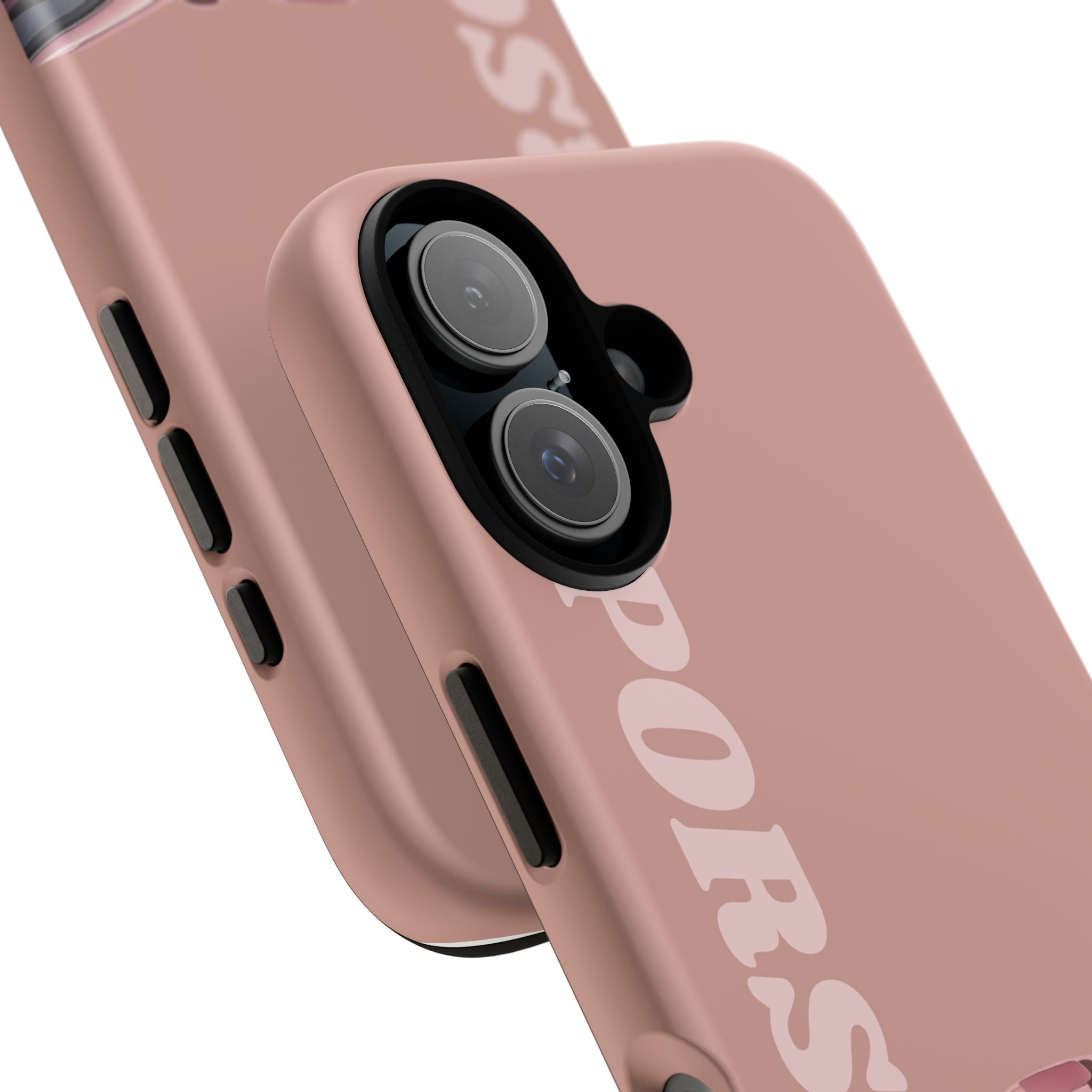 Pink Porsche Illustration phone case | Porsche phone case
