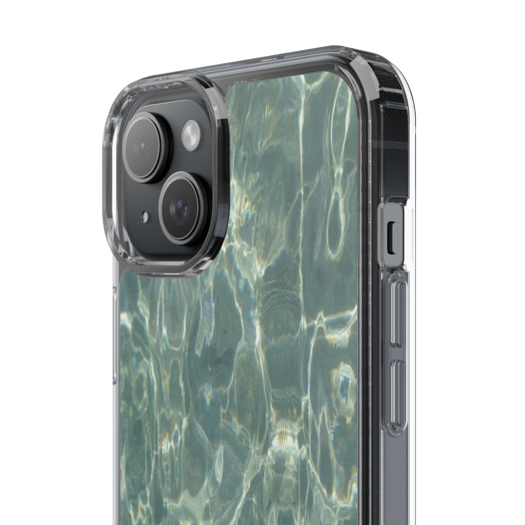 Clear Case — Aqua Pool Water Pattern Phone Case