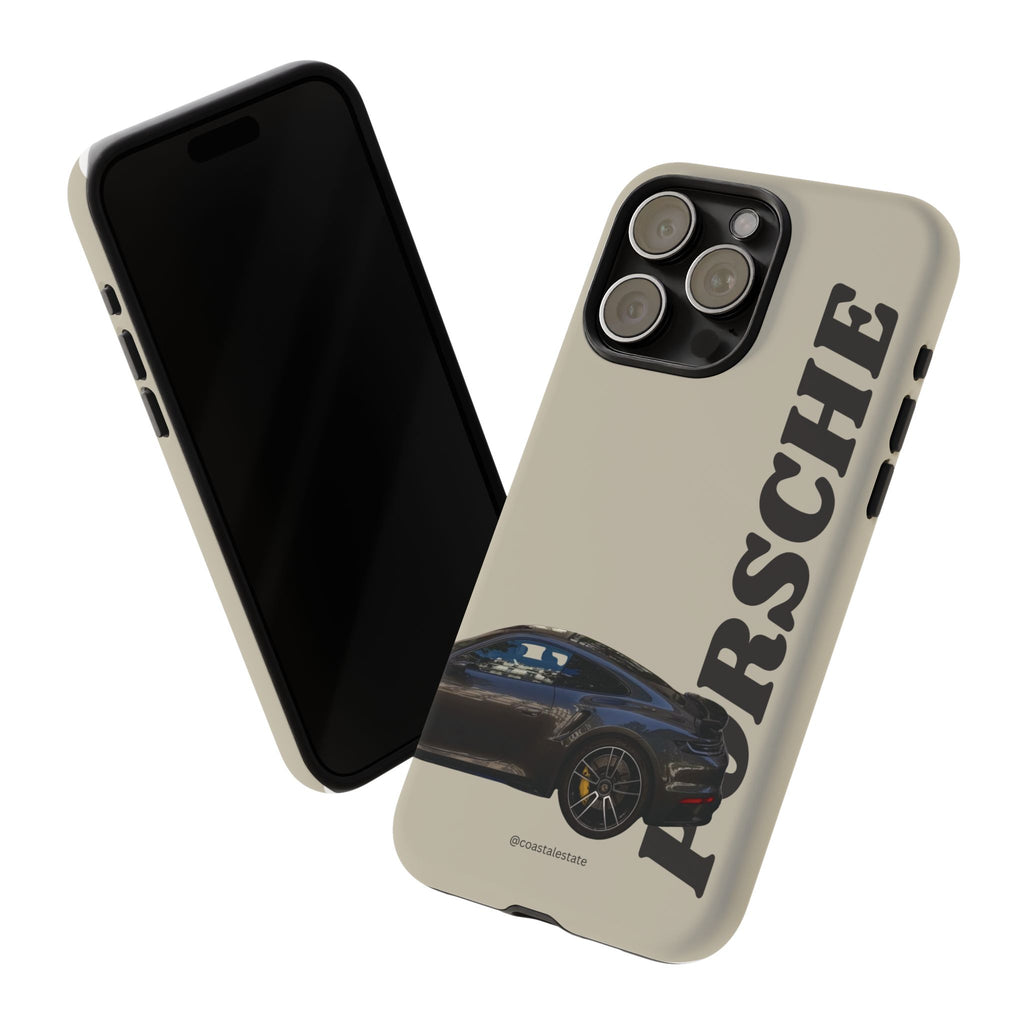Black Porsche Side Profile Phone Case | Tough Protective Phone Case