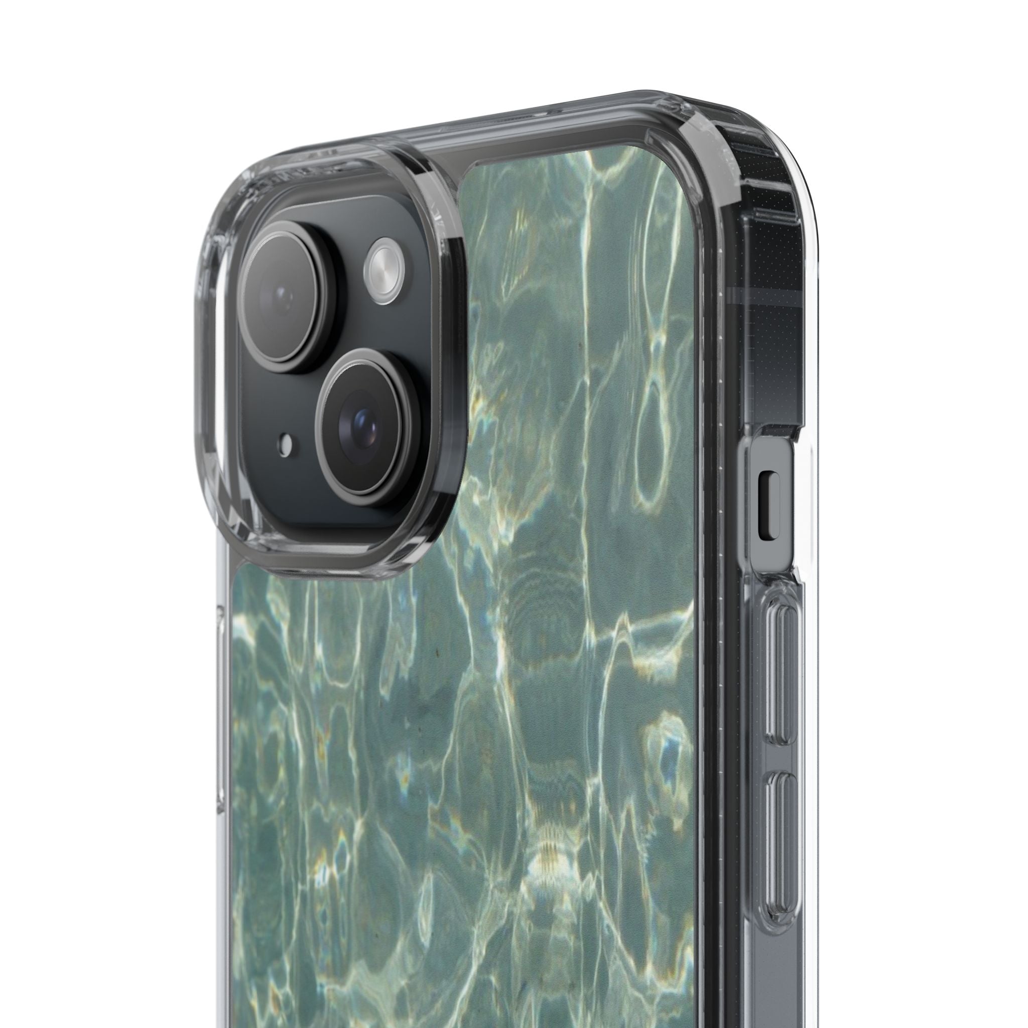 Clear Case — Aqua Pool Water Pattern Phone Case
