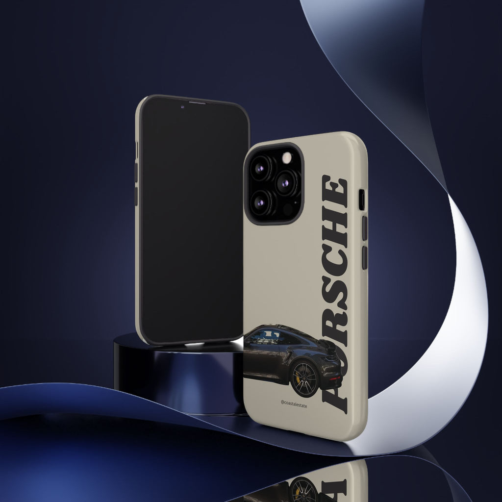 Black Porsche Side Profile Phone Case | Tough Protective Phone Case