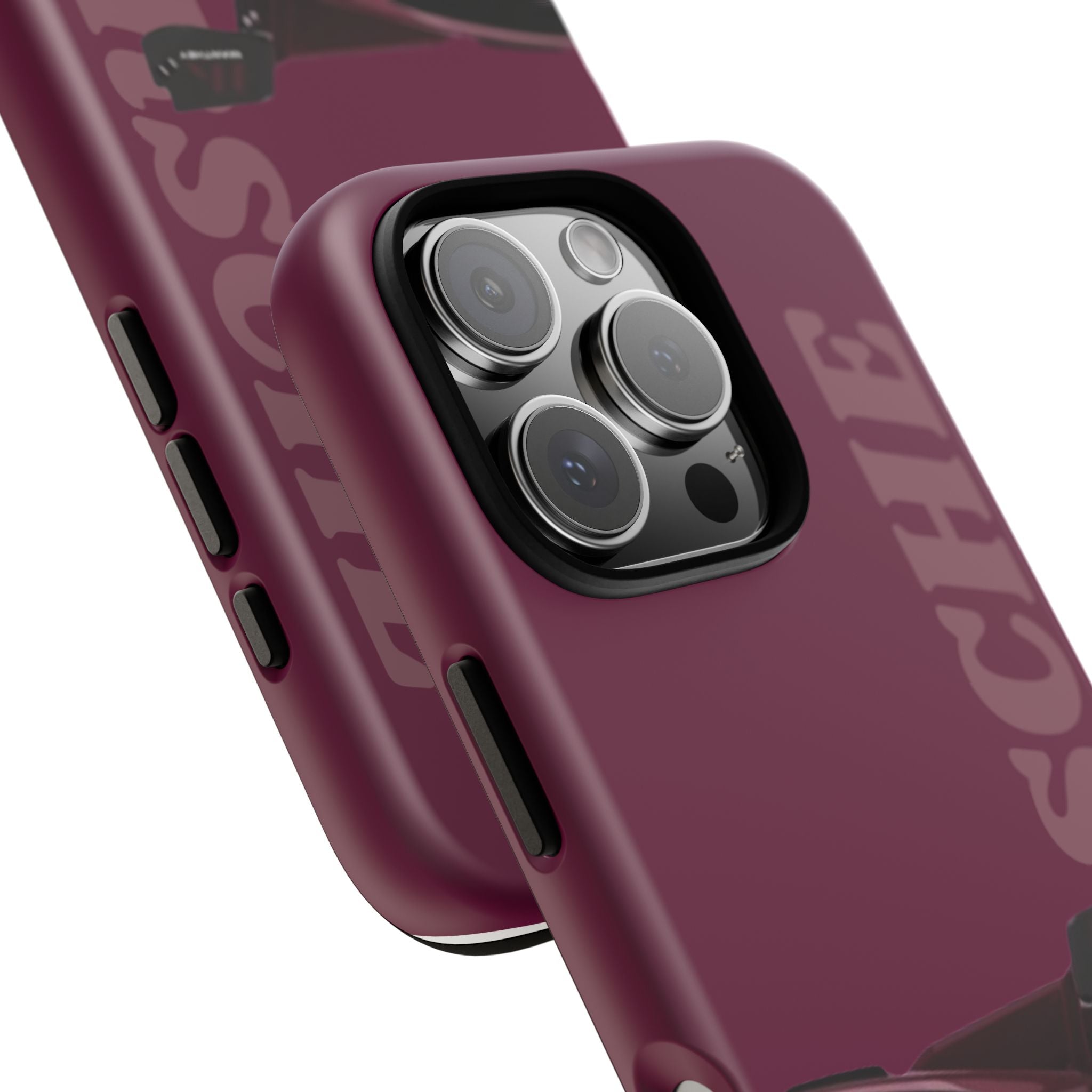 Burgundy Porsche Rear Profile Phone Case | Tough Cases