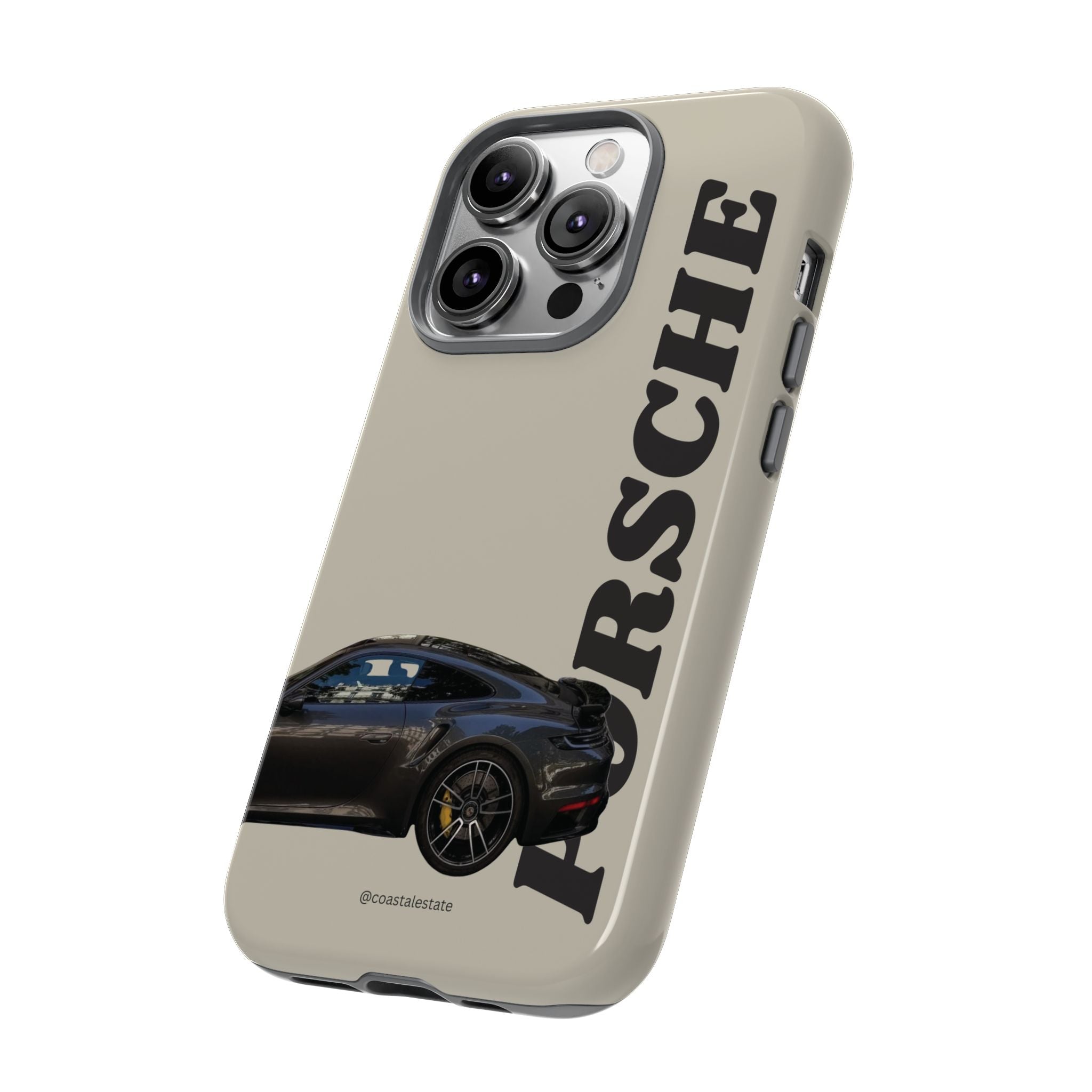 Black Porsche Side Profile Phone Case | Tough Protective Phone Case