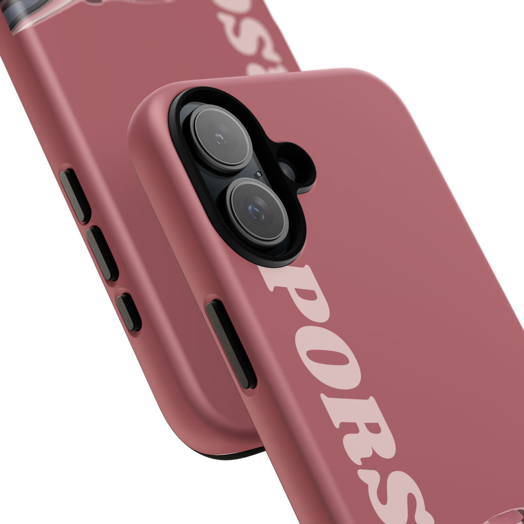 Pink Porsche Graphic Tough Case | Sport Car Phone Cover