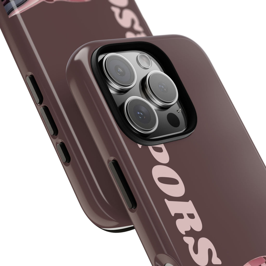Pink Porsche Illustration Phone Case | iPhone Samsung