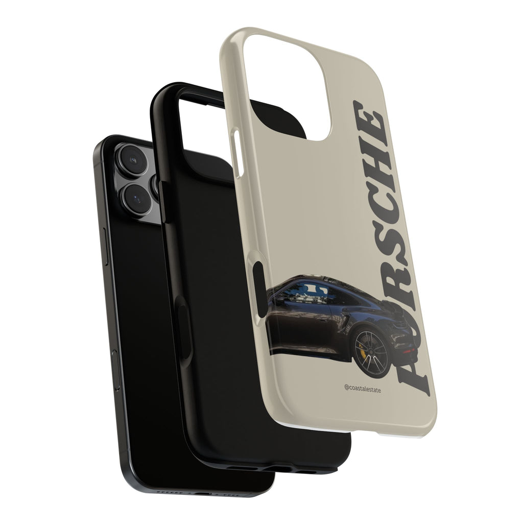 Black Porsche Side Profile Phone Case | Tough Protective Phone Case