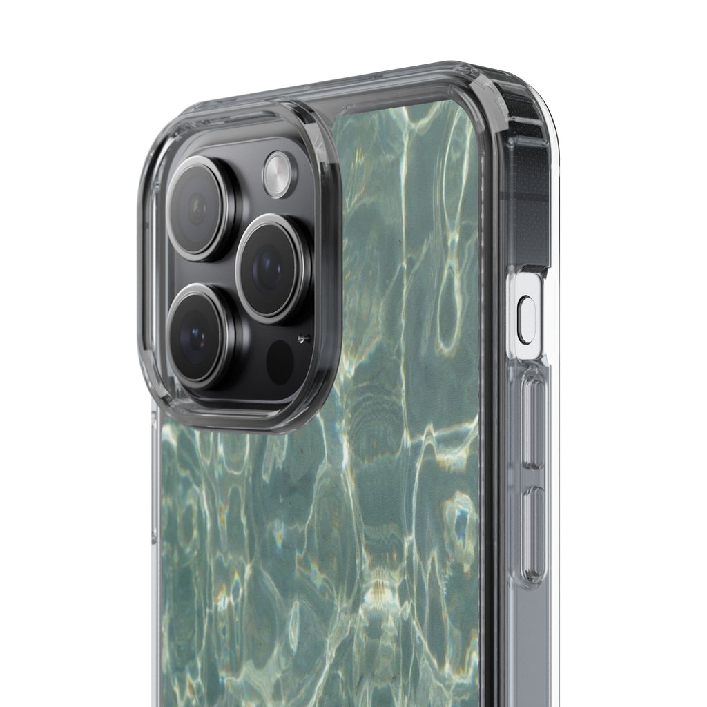 Clear Case — Aqua Pool Water Pattern Phone Case