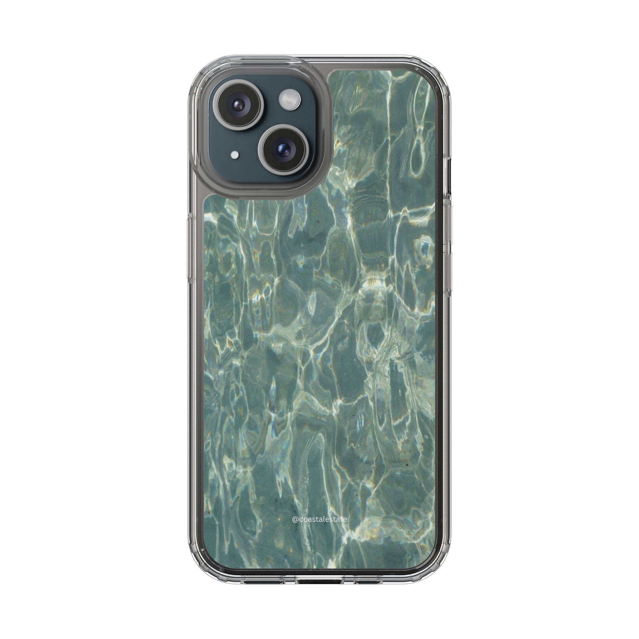 Clear Case — Aqua Pool Water Pattern Phone Case